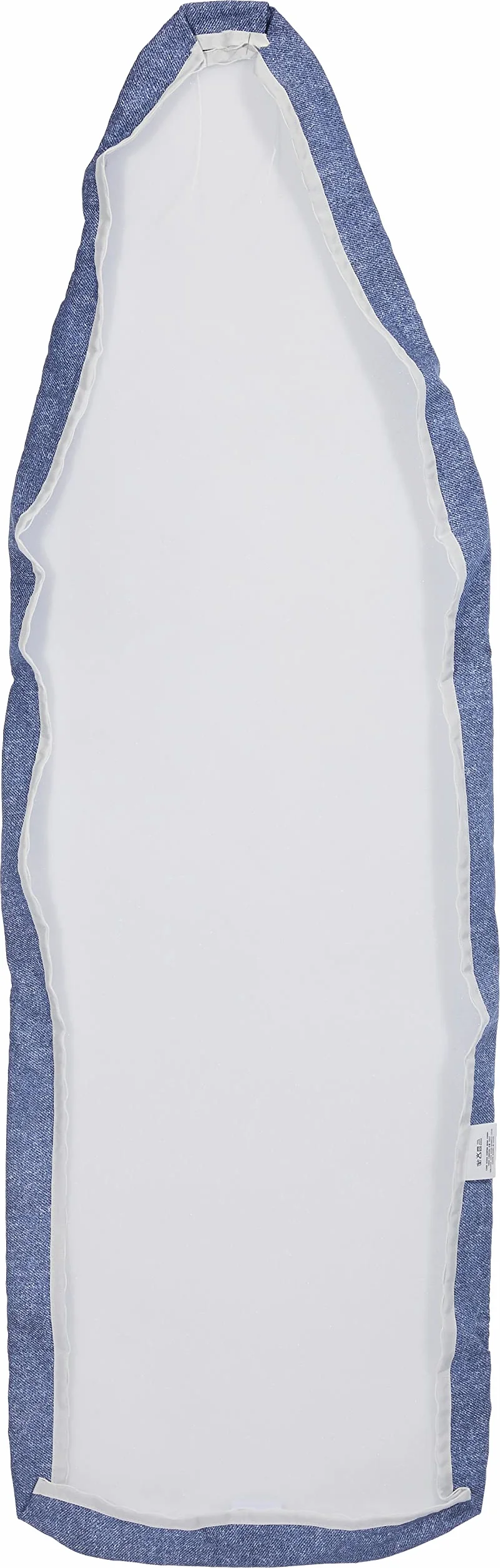 Brabantia Ironing Board Cover B 124x38 cm – Denim Blue | 100% Cotton Top Layer with 8mm Foam Padding | Perfect Fit for Size B Ironing Boards | Durable, Washable, and Easy to Install