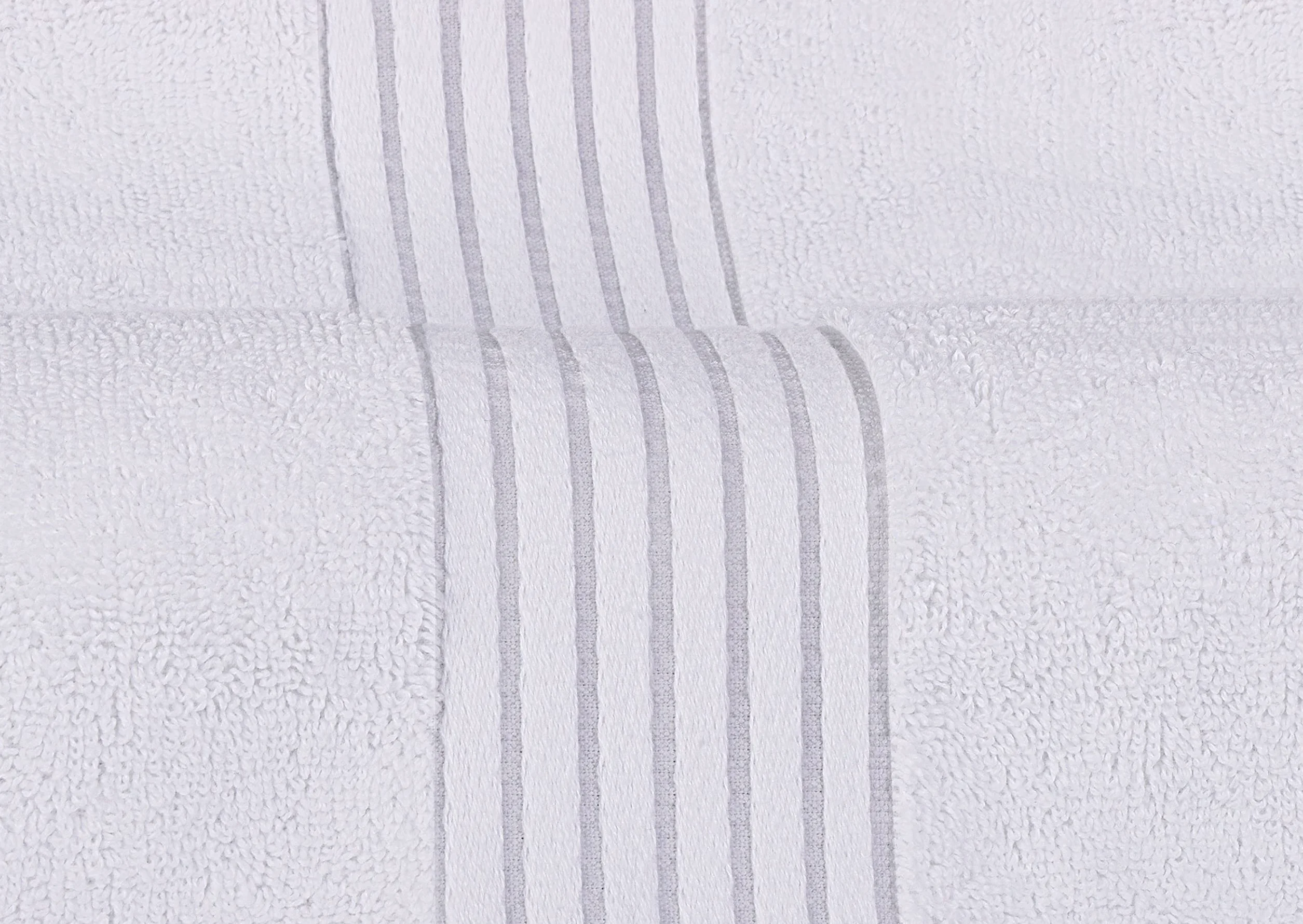 Utopia Towels - Zestaw 8 Ręczników Premium, 2 Ręczniki Kąpielowe, 2 Ręczniki do rąk i 4 Myjki. Bawełna. Do Użytku Domowego, Hotelowego i Spa Bardzo Chłonne (Biały)
