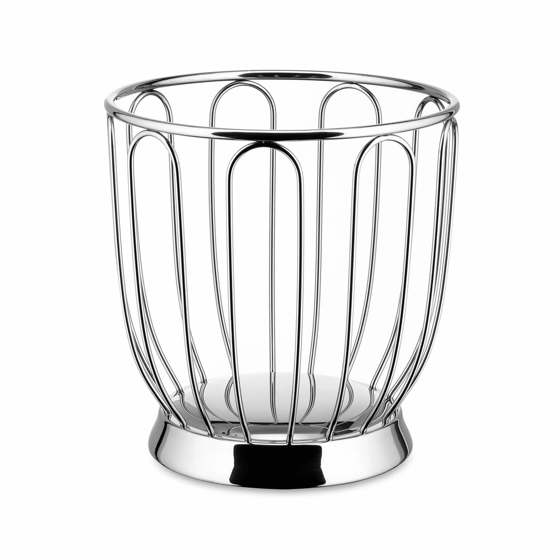 Alessi 370/19 – designerska umowa druciana zgniatana, stal nierdzewna 18/10, 19 cm