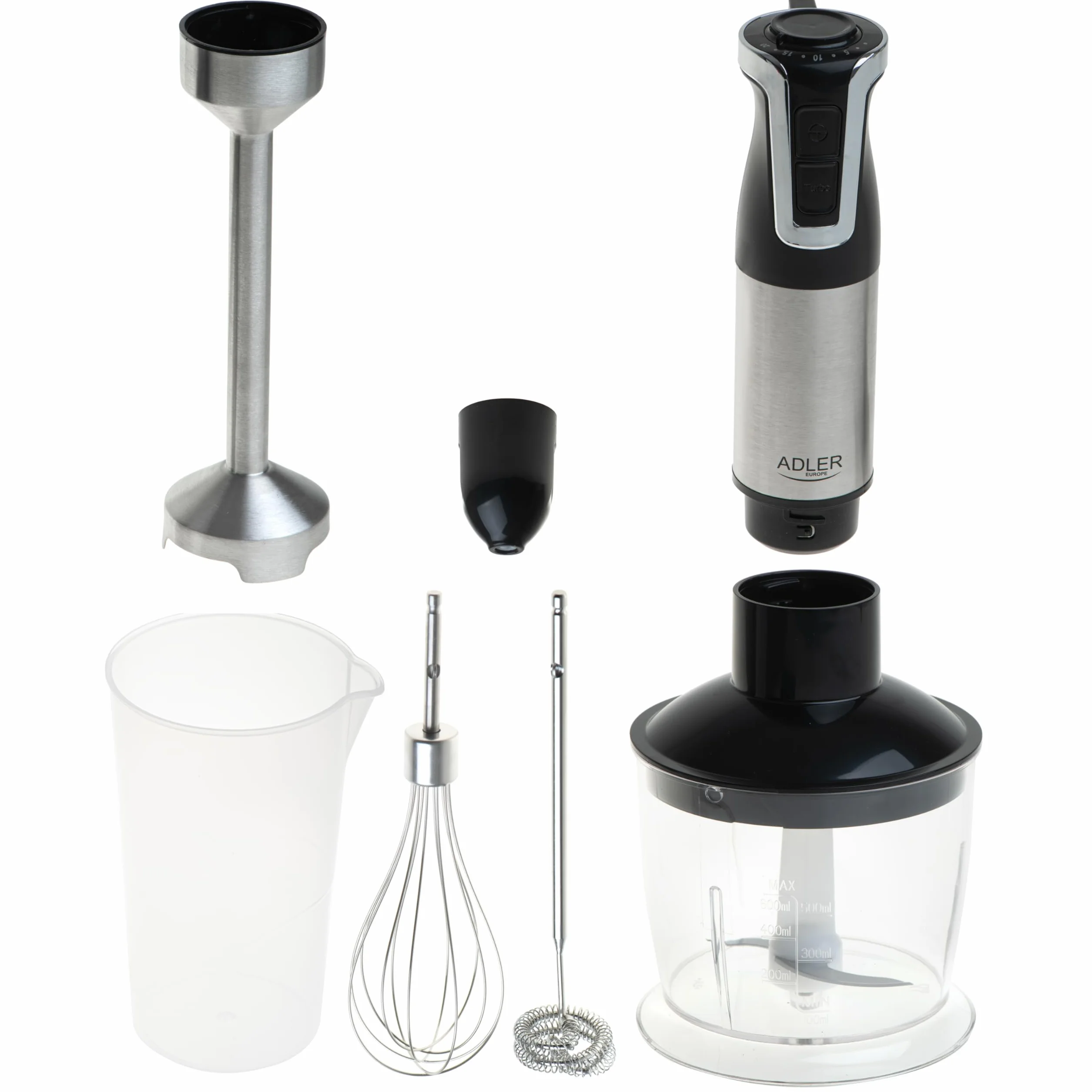 ADLER EUROPE 4627 Blender ręczny - zestaw - 1800W