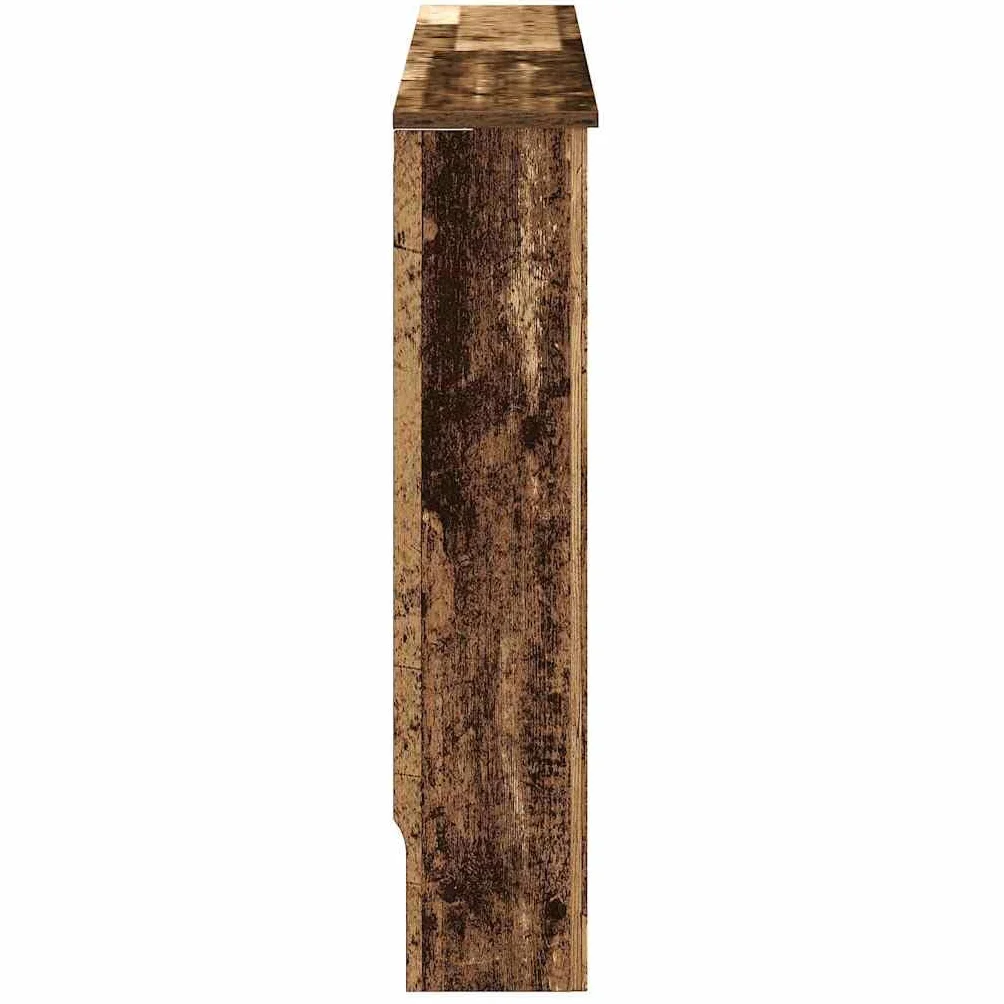 vidaXL Pokrywa Grzejnika Stare drewno 172 x 19 x 81,5 cm, Nowoczesny, prostokątny pokrowiec na grzejnik do dekoracji, osłona ciepła, bezpieczny dla dzieci, do salonu