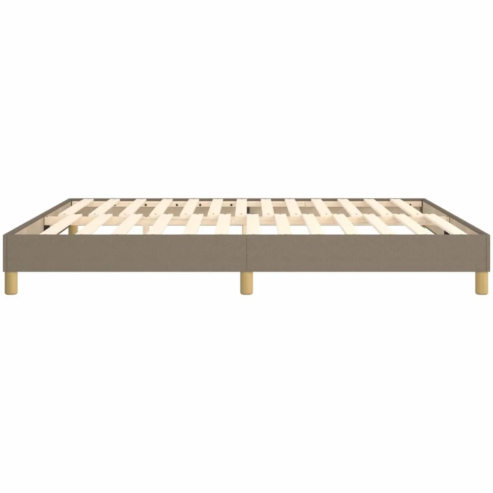 vidaXL Łóżko kontynentalne, kolor taupe, obite tkaniną, 180x200 cm, łóżko, podwójne łóżko, łóżko dwuosobowe, łóżka, podwójne łóżka, łóżka dwuosobowe