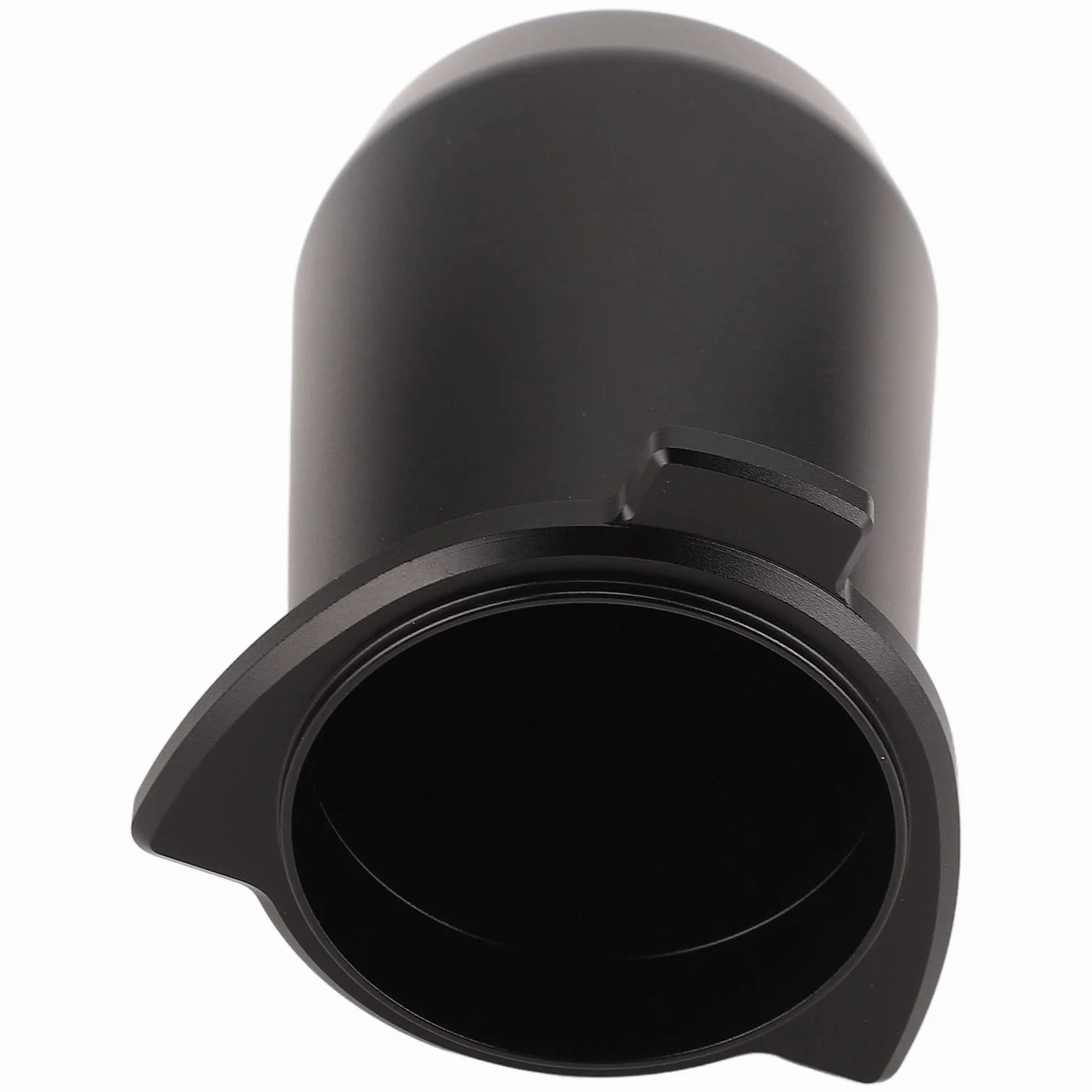54mm kubek dozujący kawę ze stopu aluminium młynek do kawy espresso kubek w proszku podajnik kawy w proszku część (Black)