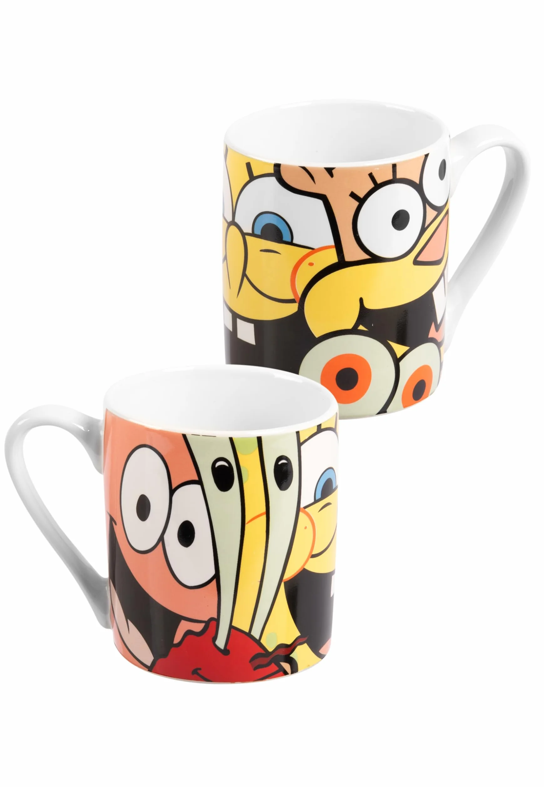 United Labels Spongebob Kanciastoporty zestaw śniadaniowy 3-częściowy talerz miska filiżanka porcelana