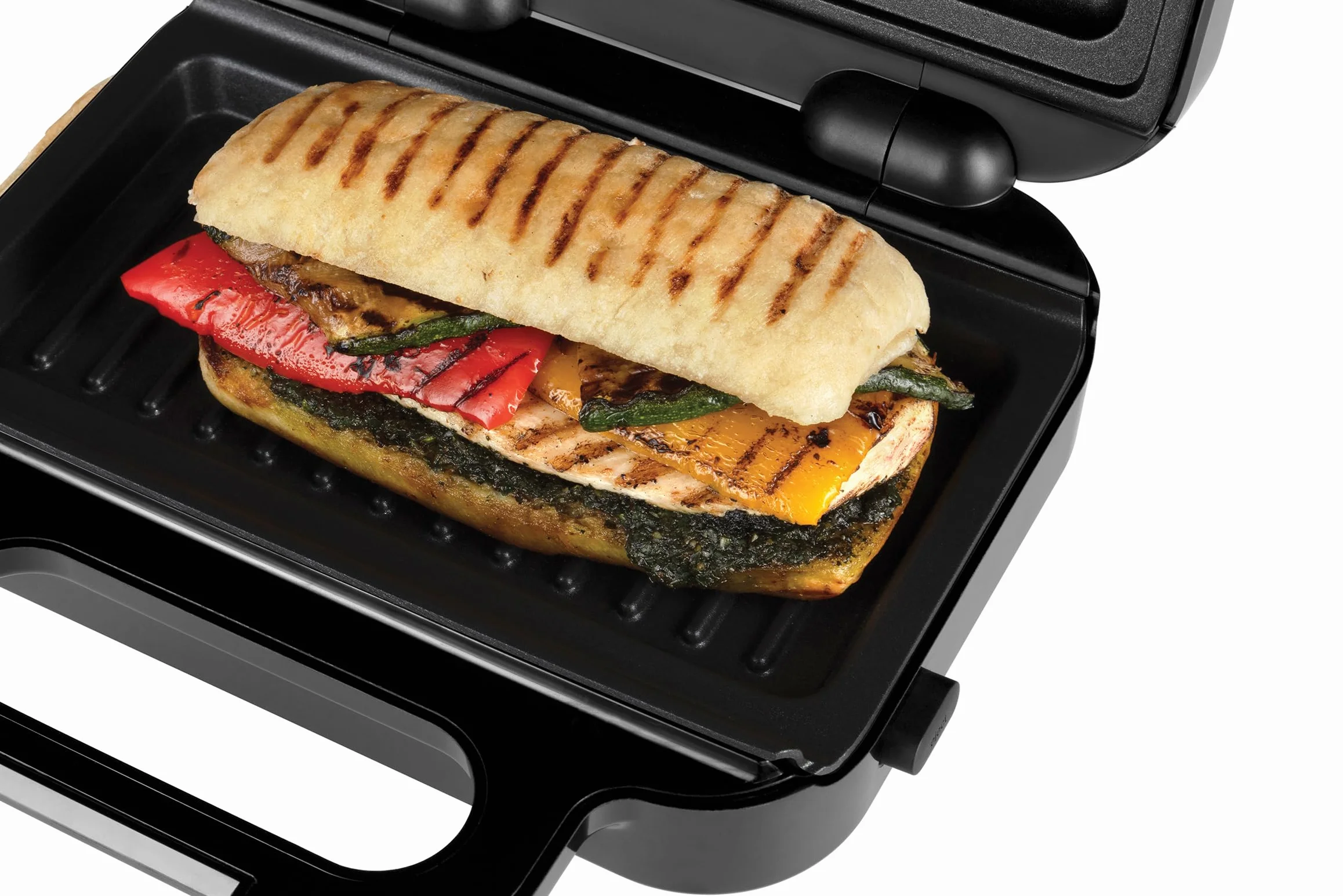 Russell Hobbs Opiekacz do kanapek 3w1 (opiekacz, gofrownica, grill), płyty można myć w zmywarce, głębokie płyty + powłoka nieprzywierająca, bez BPA, przechowywanie w pionie, 750W, Creations, 26810-56