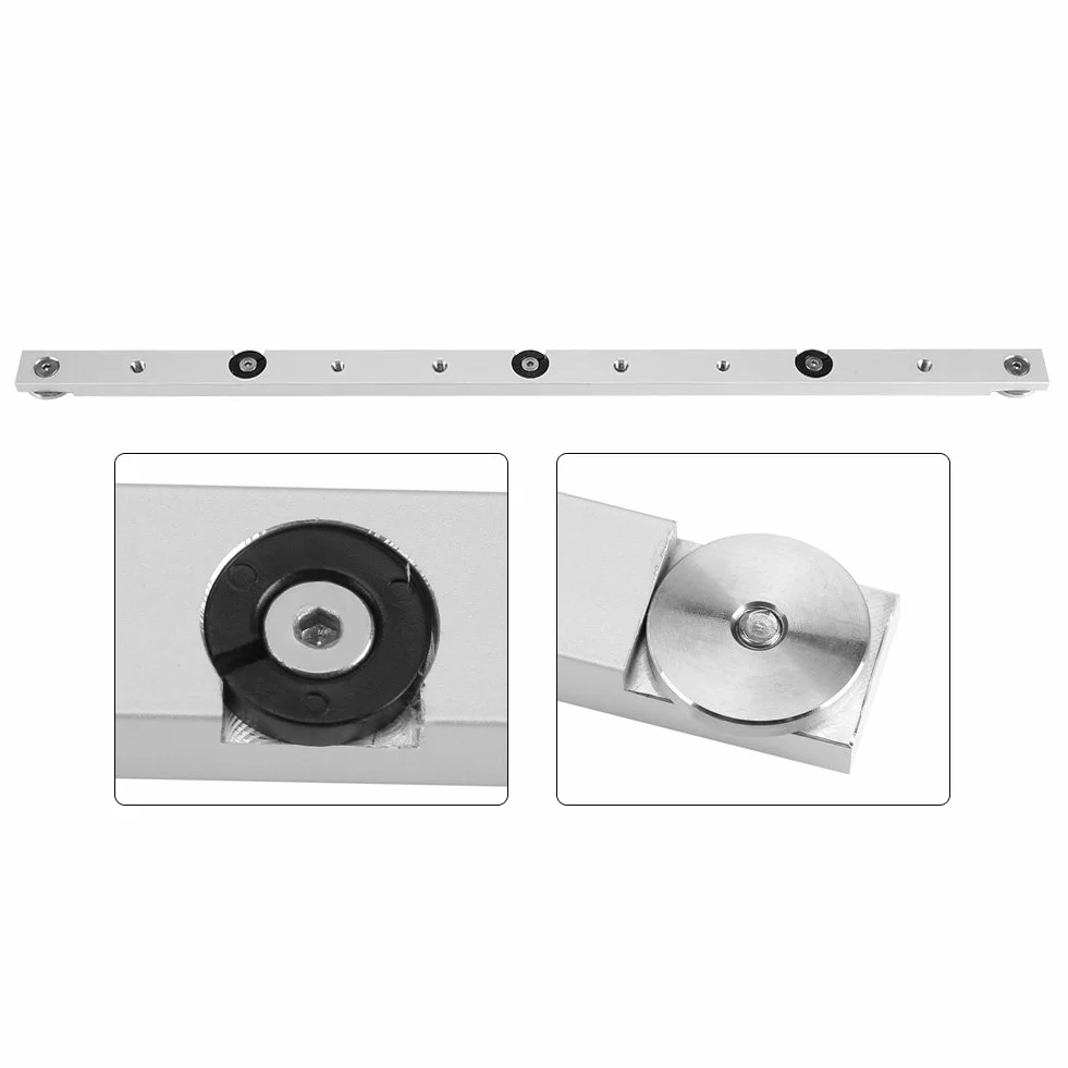 Pręt ukośny ze stopu aluminium Mitre Bar Guage Bar Slider Stół Piła miernik Pręt Drewniany Narzędzie do obróbki stolarskiej (450 mm)
