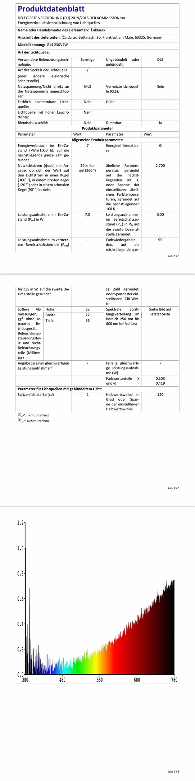 3 żarówki C7 E14 7 W, AC 230 V, 40 lm, możliwość ściemniania, ciepła biel 2700 K, żarówka zamienna do lampy solnej himalajskiej, lampy kryształowej soli, lampy z kamienia solnego, światło