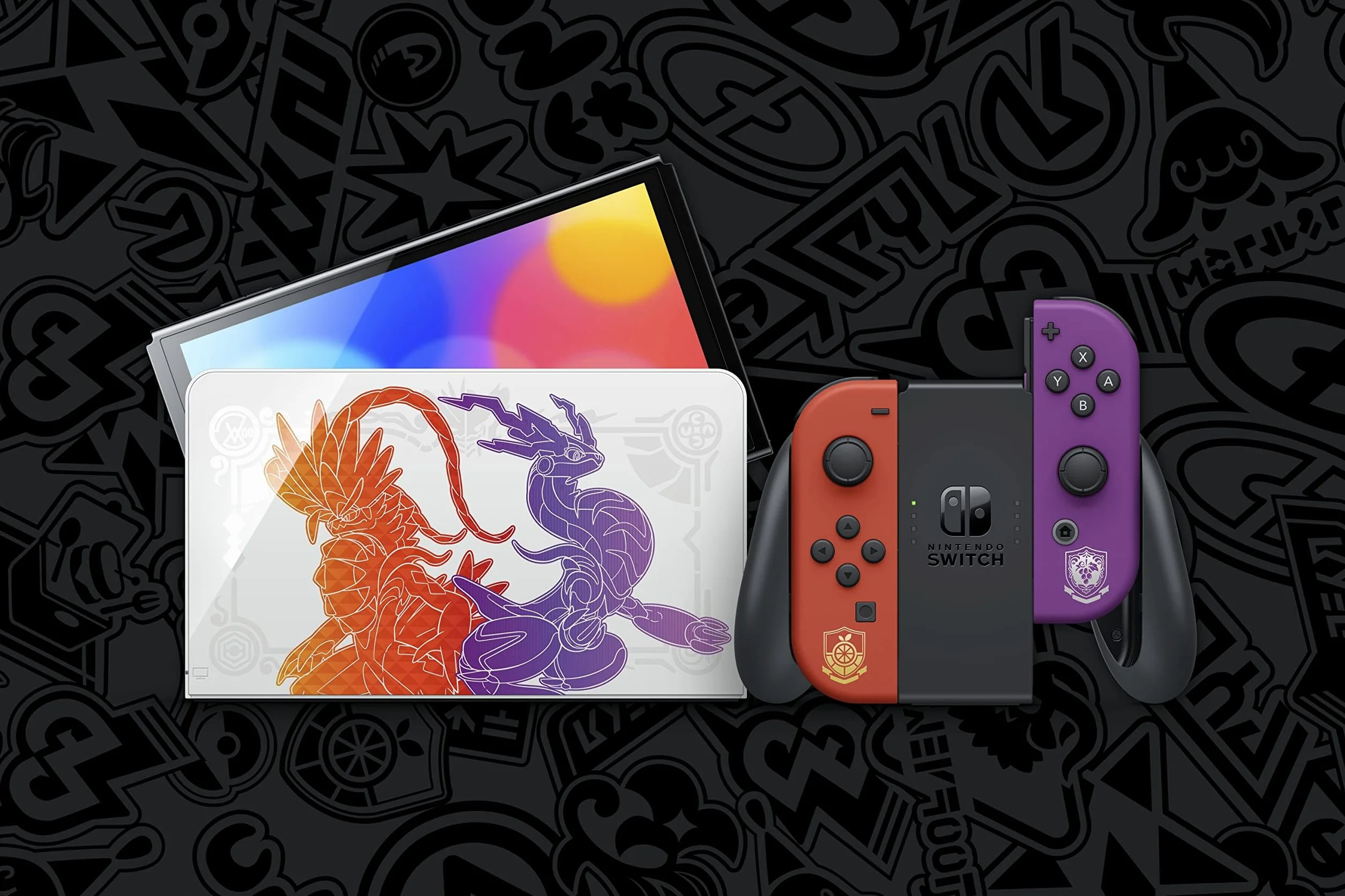 Nintendo Switch OLED Model Pokémon Scarlet & Violet Edition console de jeux portables 17,8 cm (7") 64 Go Écran tactile