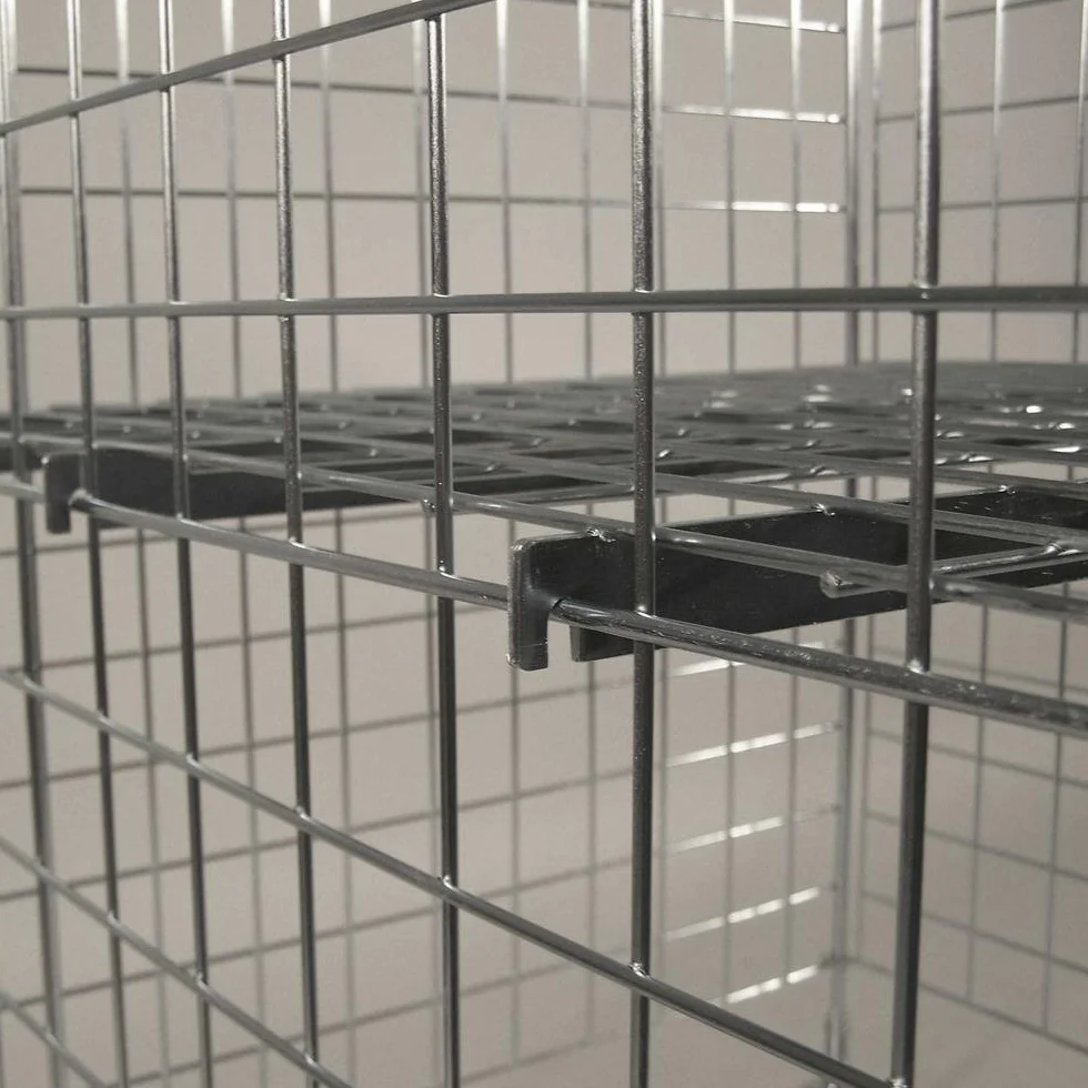 Kosz promocyjny 60 x 60 x 90 cm z półką i zestawem kół 75 mm