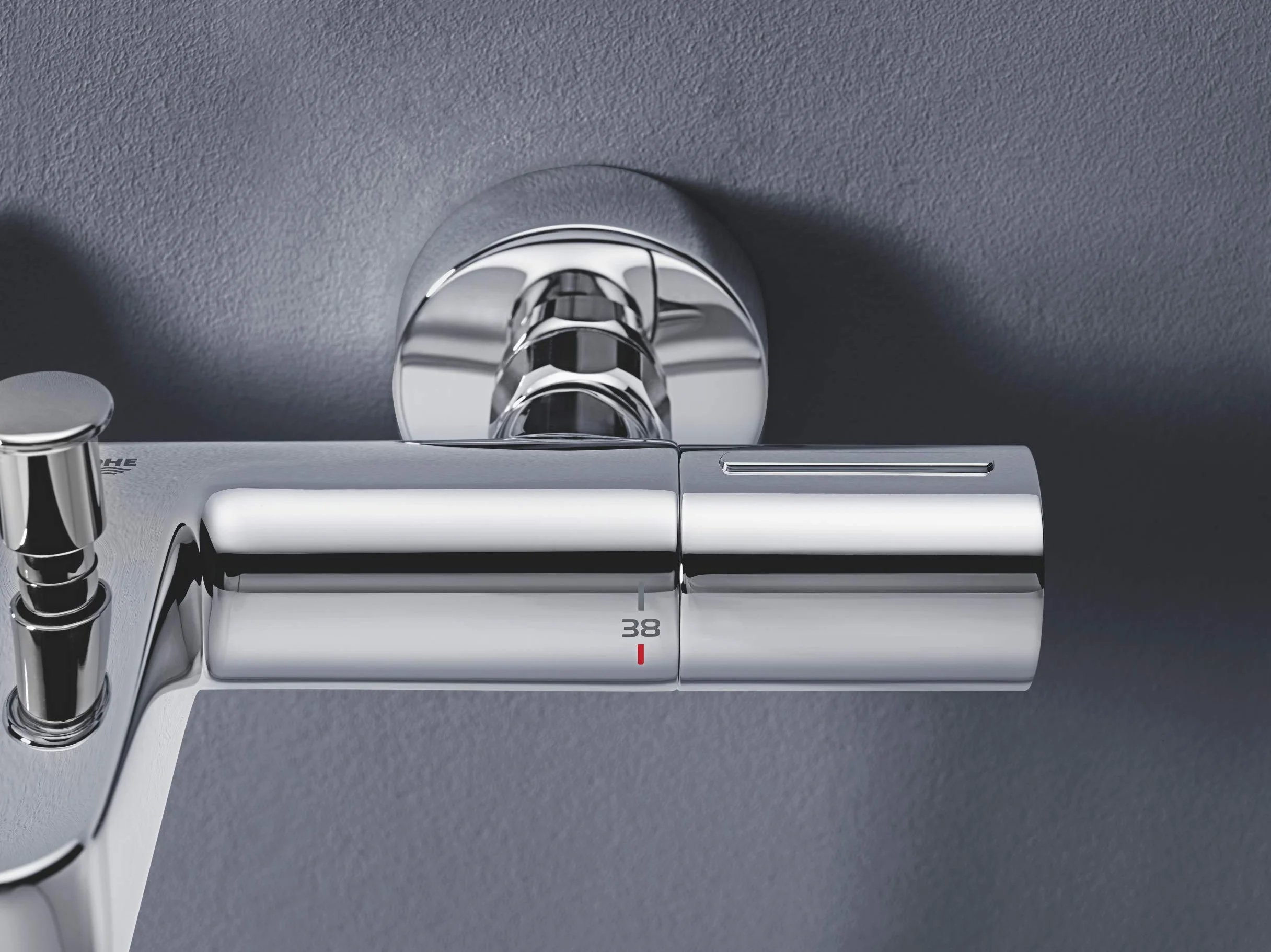 Grohe Precision Get Bateria Wannowa, Srebrny