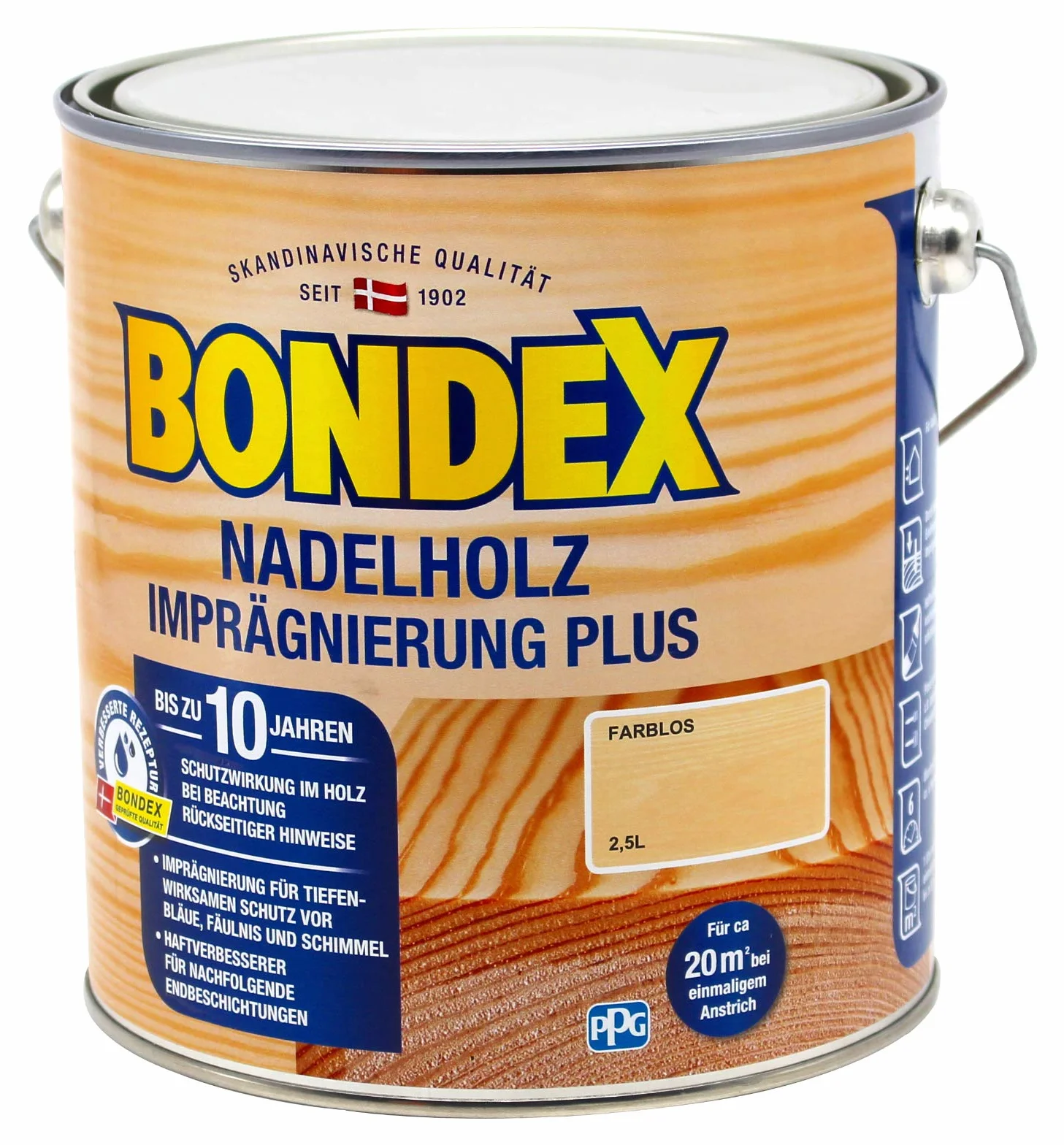 Bondex Impregnacja drewna iglastego bezbarwna 4,00 l - 330912