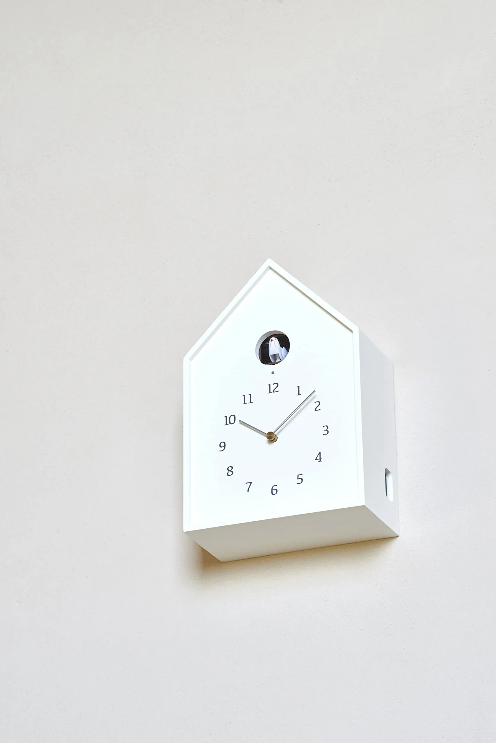 Lemnos Birdhouse zegarek z kukułką NY16-12wh z Japonii (biały)