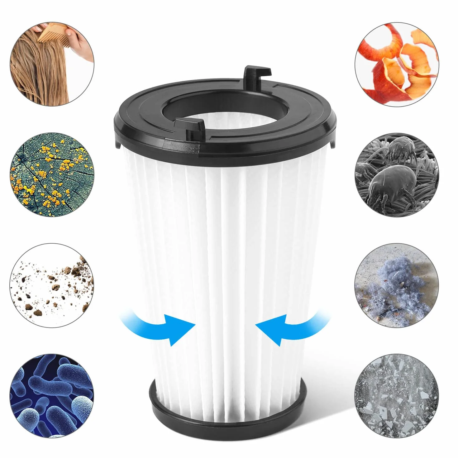 8 sztuk filtrów do AEG CX7 CX7-2 modeli CX7 Animal QX8 numer artykułu AEF150 filtr zamienny aeg cx7 odkurzacz