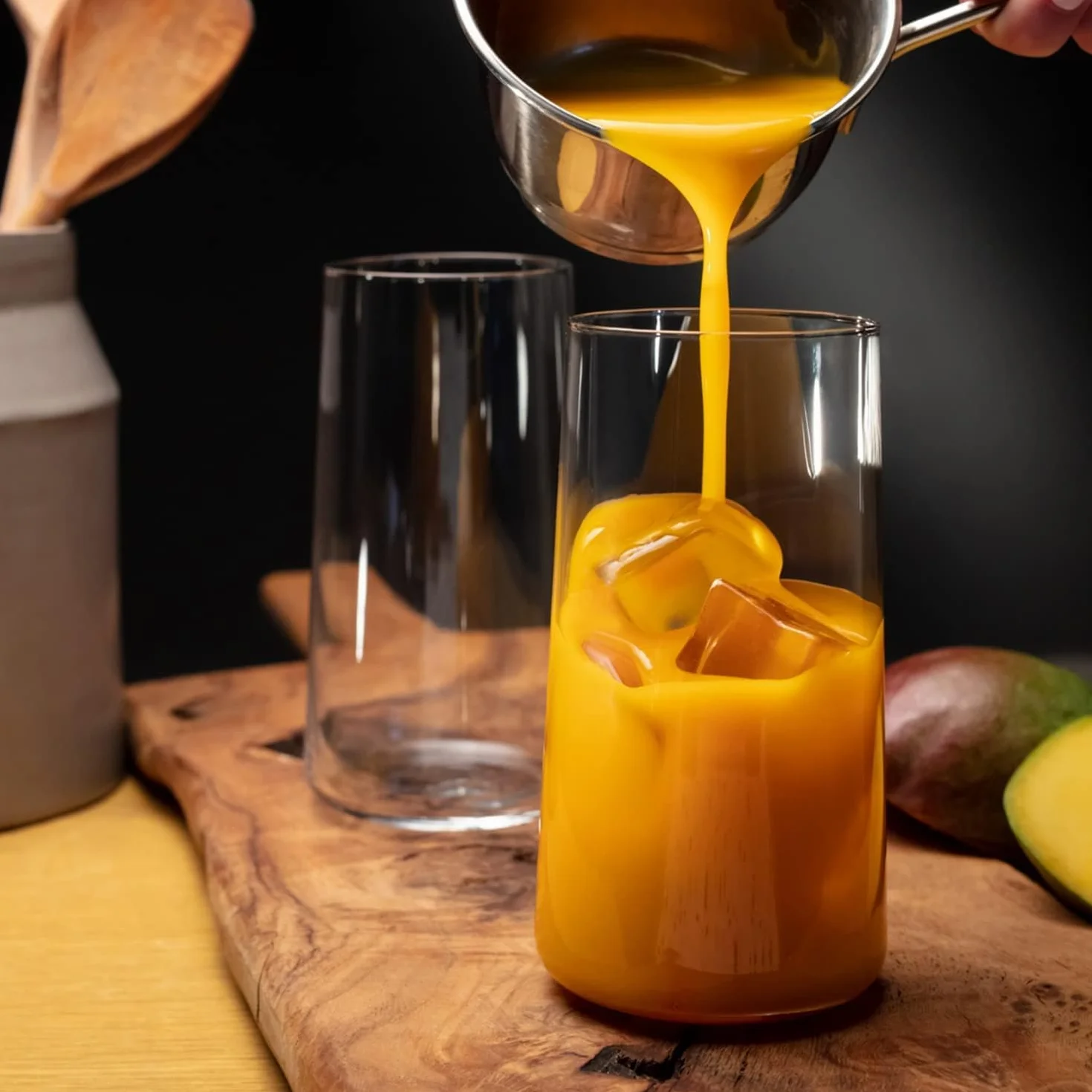 KROSNO Szklanki Wysokie Avant-Garde 540 ml Zestaw 12 Sztuk Szkło Kryształowe Bezołowiowe