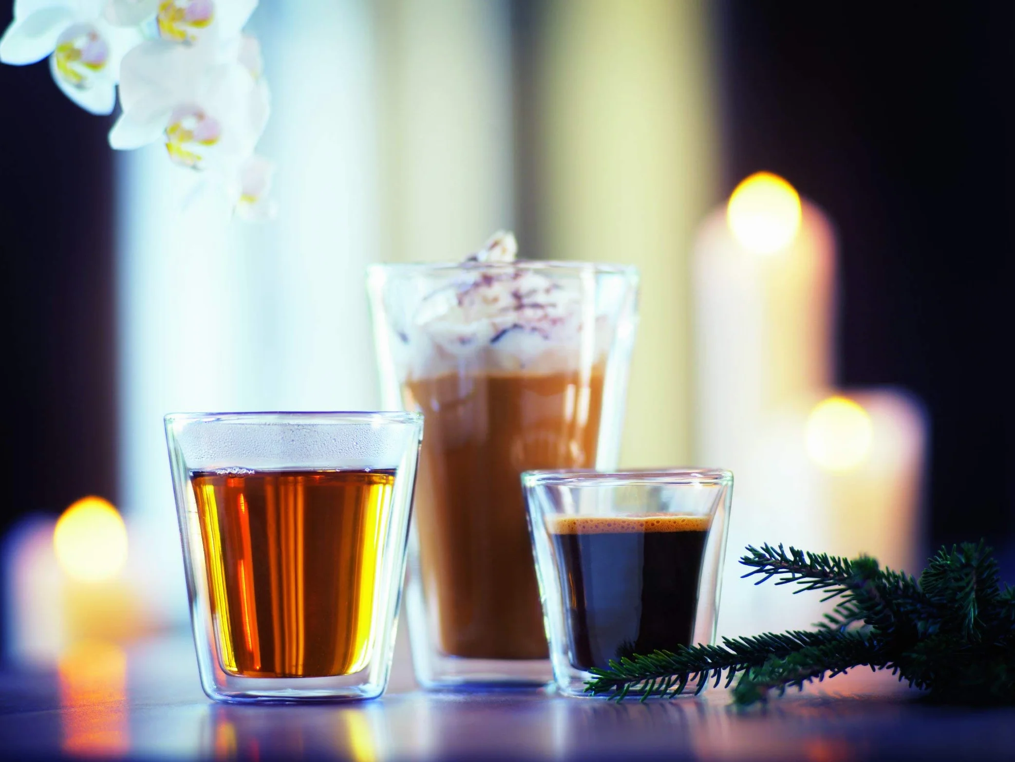 Bodum Zestaw podwójnych szklanek stołowych, szkło borokrzemowe, 0,4 l, przezroczyste, 2 sztuki