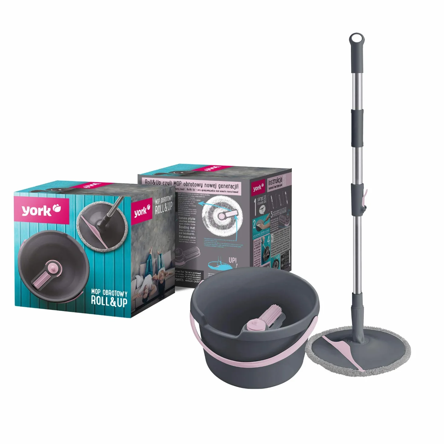 Mop obrotowy YORK Roll&Up nowej generacji