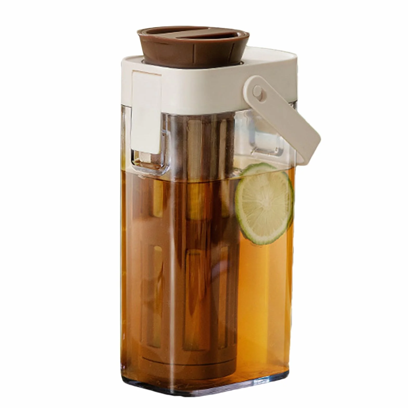 Cold Brew zaparzacz do kawy, zaparzacz do mrożonej herbaty, 9,06 x 4,96 x 3,5 cala szklany słoik z uchwytem do gotowania na lodzie, leemonadę, do domu, pracy i napojów letnich