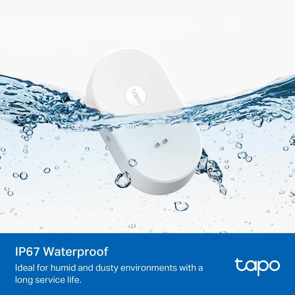 Tp-Link Tapo T300 Czujnik Wycieku Wody, Biały, 90 db