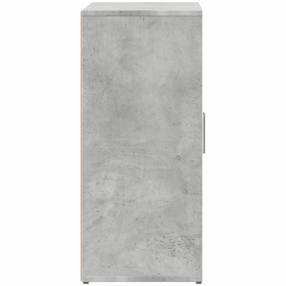 vidaXL Szafka, szarość betonu, 60x31x70 cm, materiał drewnopochodny, komoda, szafka kuchenna, szafka do przechowywania w salonie, kredens