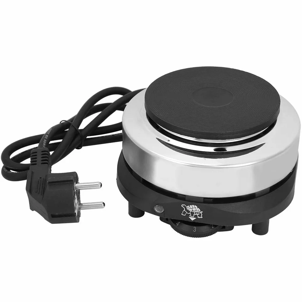 Elektryczna kuchenka do herbaty, przenośny, elektryczny blat roboczy, do herbaty, kawy, kuchni, pojedyncza płyta grzewcza, ogrzewanie 500 W
