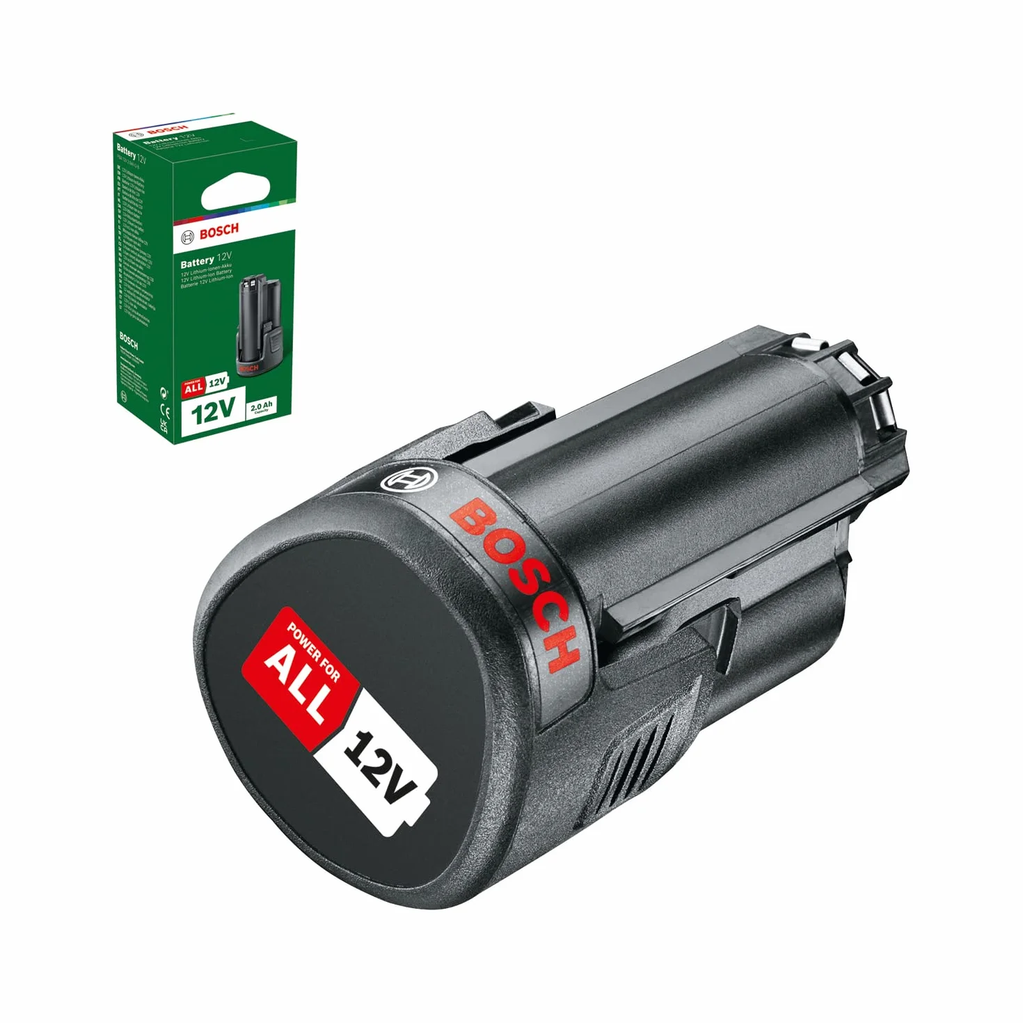 Bosch 1600A02N79 Akumulator, Czarny, 12 VV