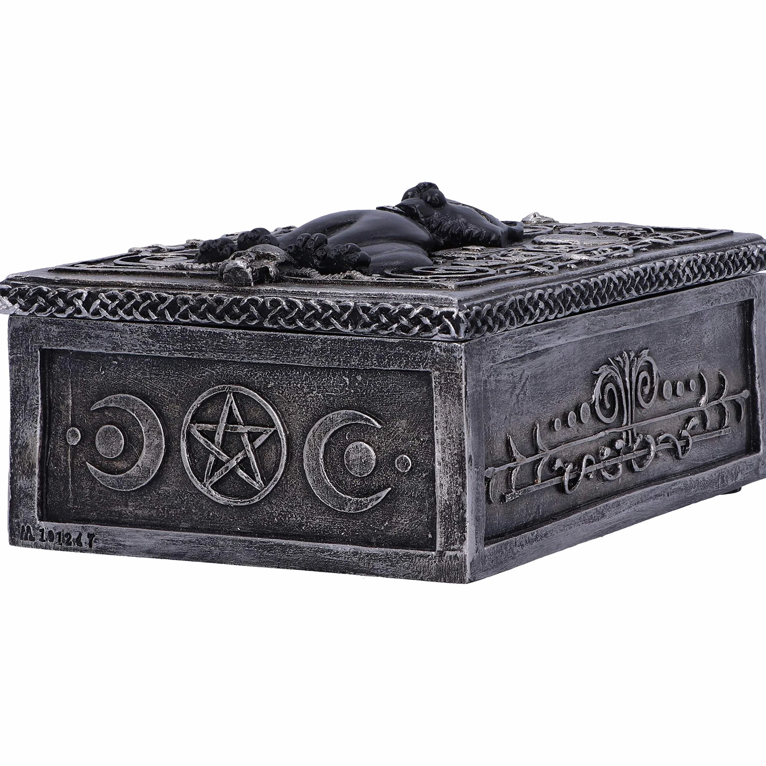 Nemesis Now Familiar Spell Black Cat Sigil pudełko na drobiazgi 13,7 cm