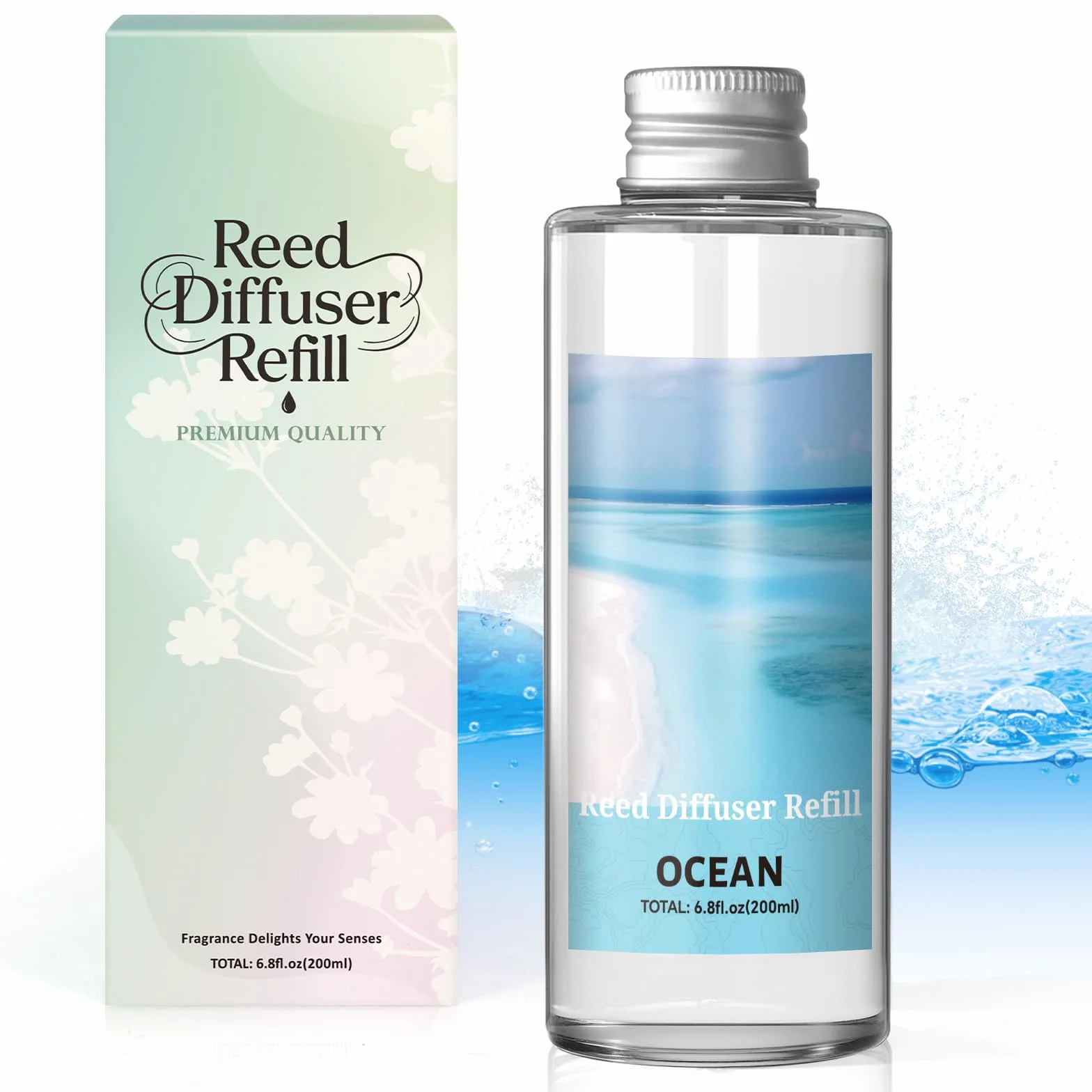 SCENTORINI Zapach do pomieszczeń ocean 200 ml butelka uzupełniająca do dyfuzora