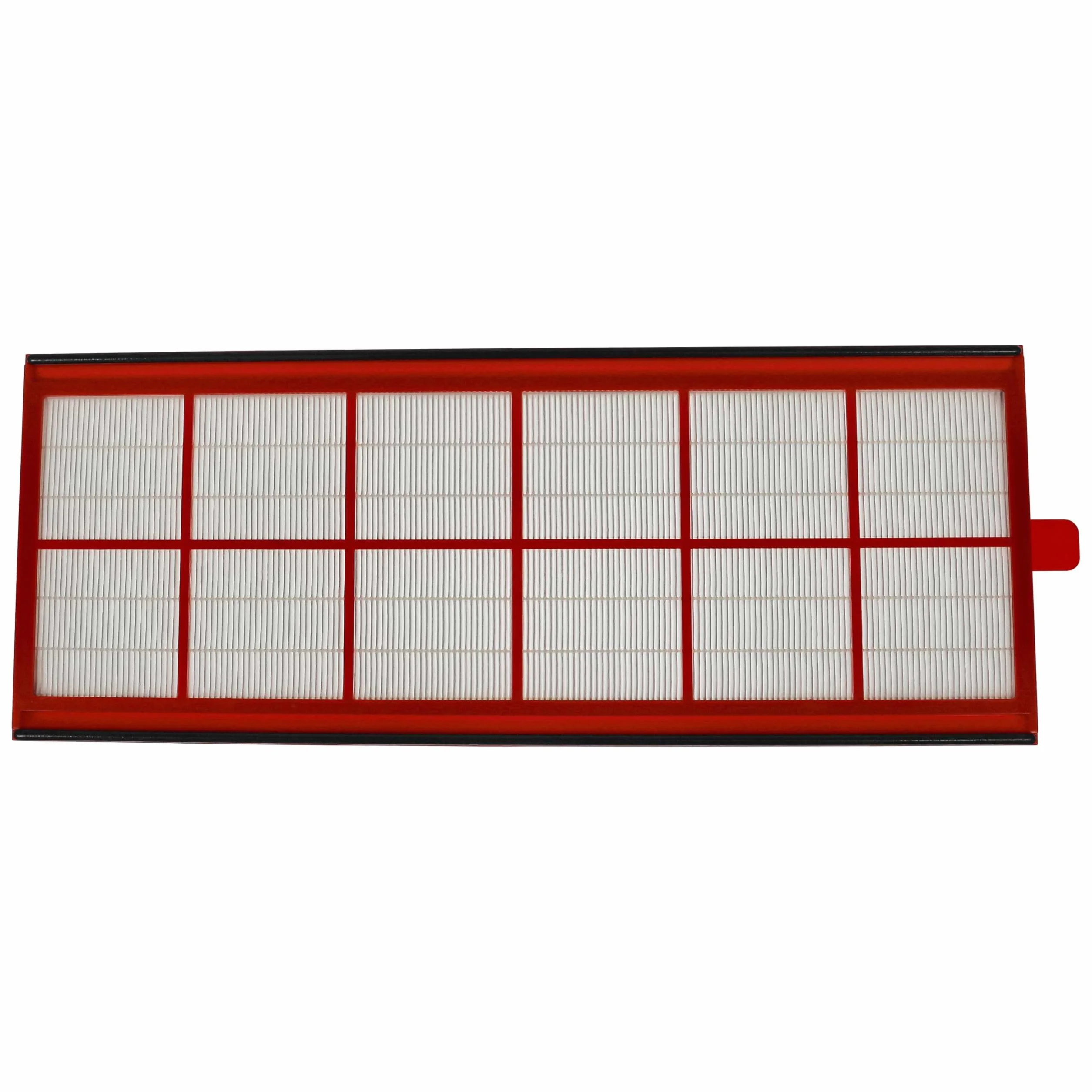 Zestaw filtrów powietrza vhbw kompatybilny z urządzeniami wentylacyjnymi Zehnder ComfoAir 350, 550 - G4 / F7 2-częściowy zestaw, 50 x 17 x 1 cm, czerwony, czarny, biały