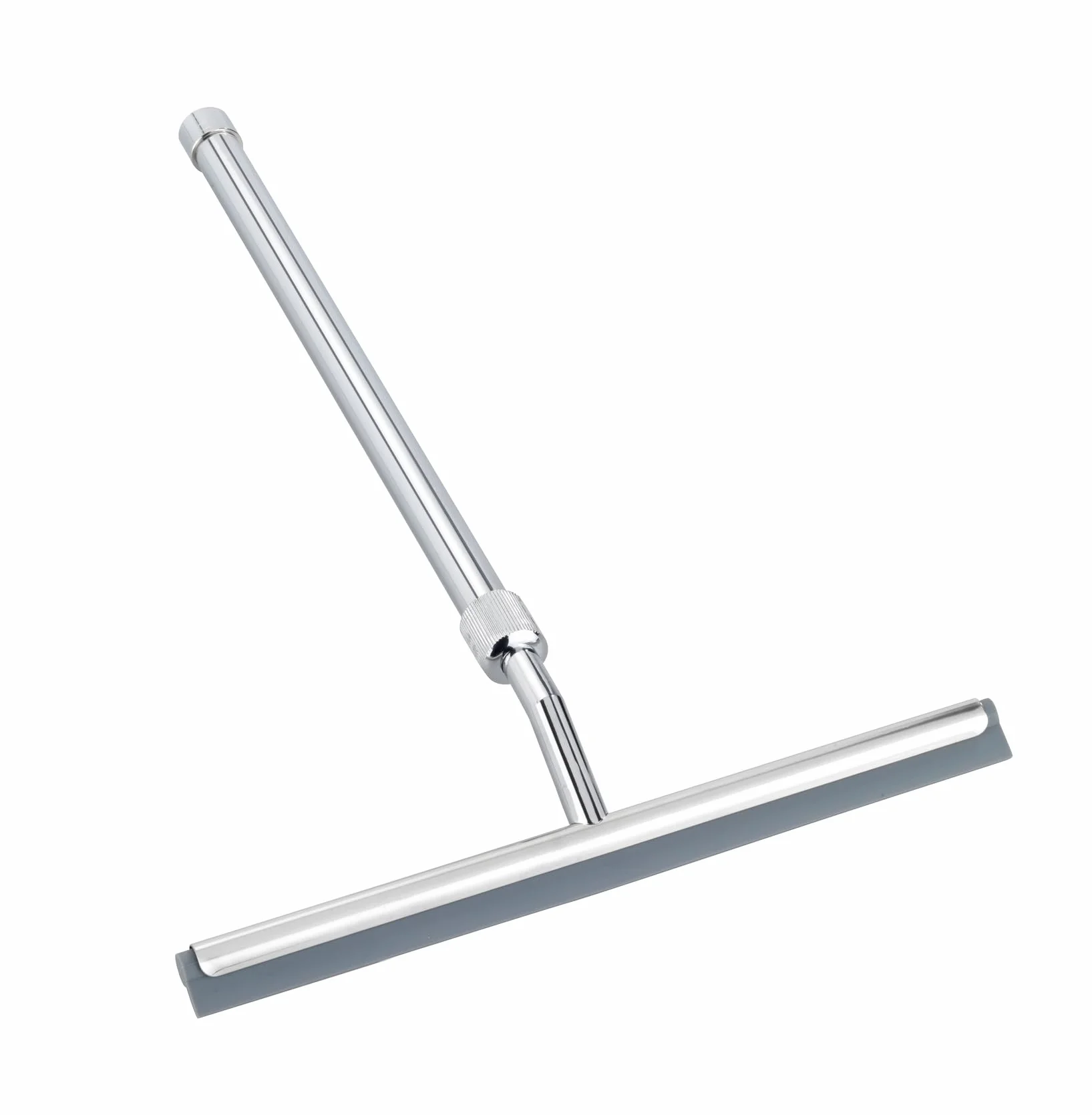 WENKO Teleskopowa rakla łazienkowa stal nierdzewna 26 x 37-59 x 3 cm błyszcząca