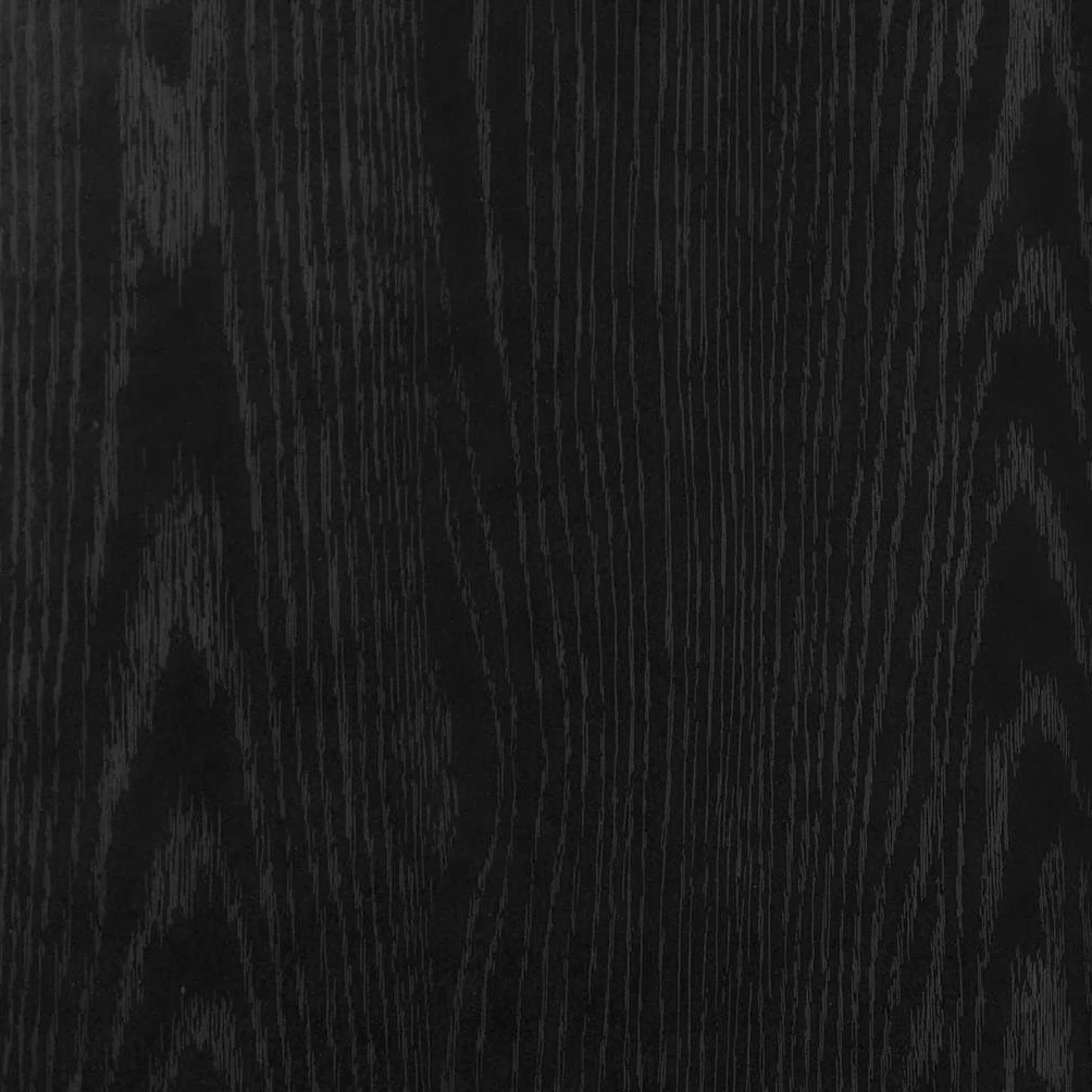 vidaXL Wąski Wózek do Przechowywania Czarny Dąb 60 x 22 x 80 cm, Nowoczesny wózek kuchenny, prostokątny design, trwały organizer, wąska konstrukcja do domu