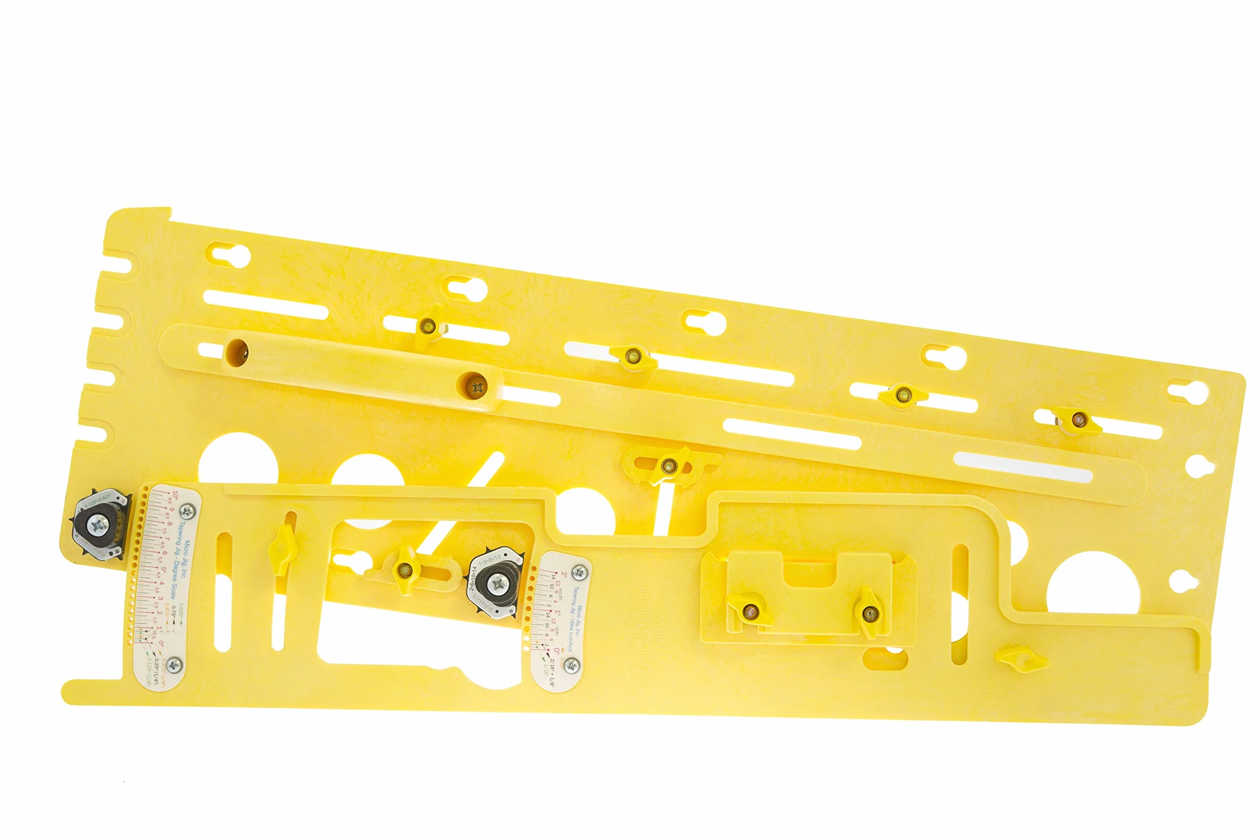 MICROJIG GRR-Ripper TJ-5000 Microdial stożkowy przyrząd do pił stołowych, żółty