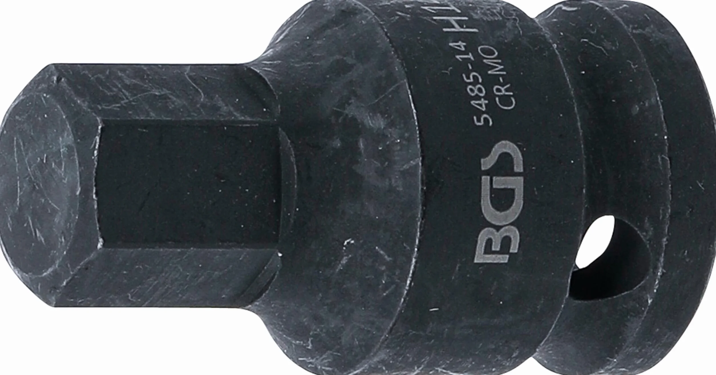 BGS 5485-14 | Nasadka udarowa do bitów | długość 42 mm | 12,5 mm (1/2") | gniazdo sześciokątne 14 mm
