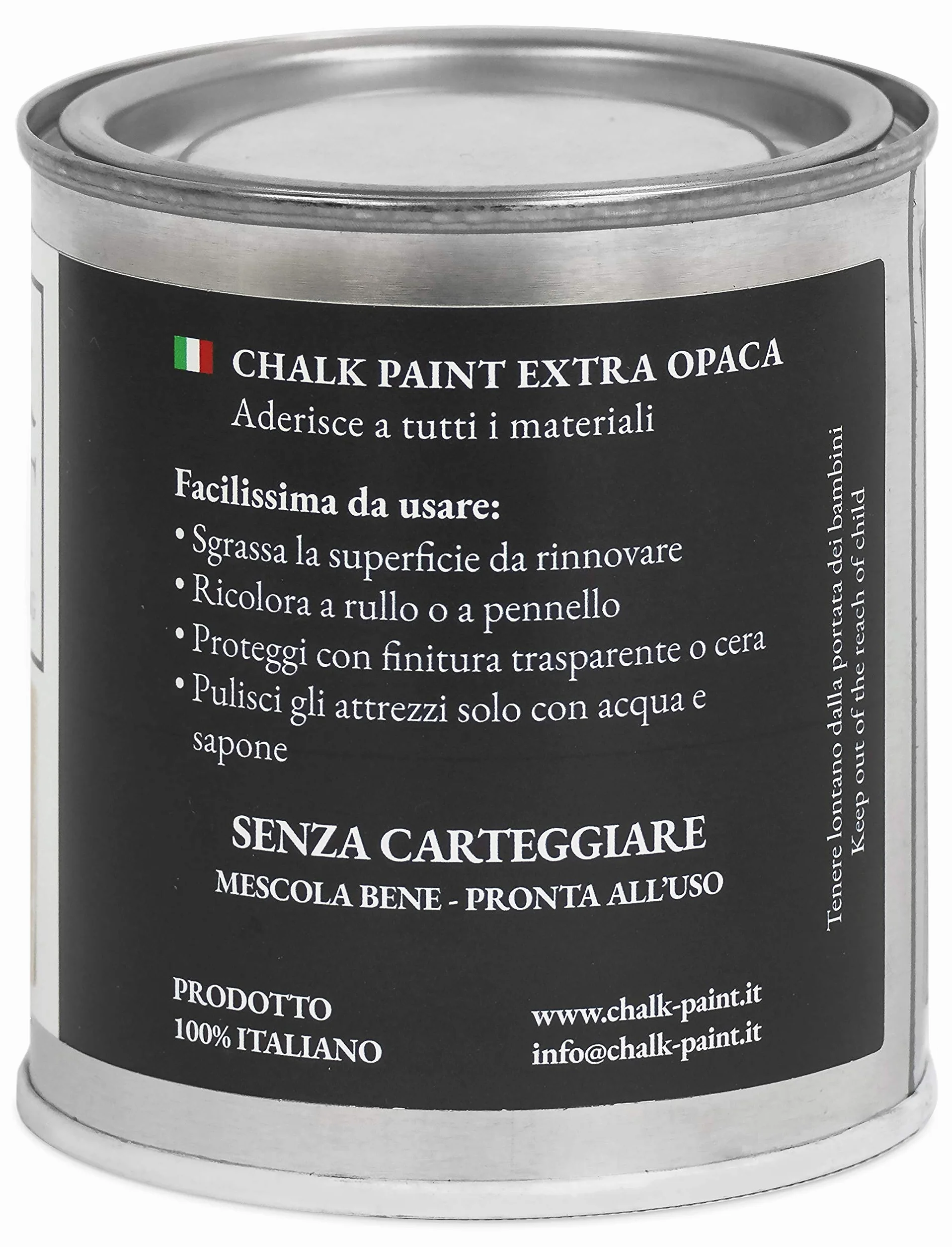 Chalk Paint Everything® – Kreda Farba Bianco Rosół łatwo nadaje kolor wszelkiego rodzaju materiałów bez szlifowania (250 ml)