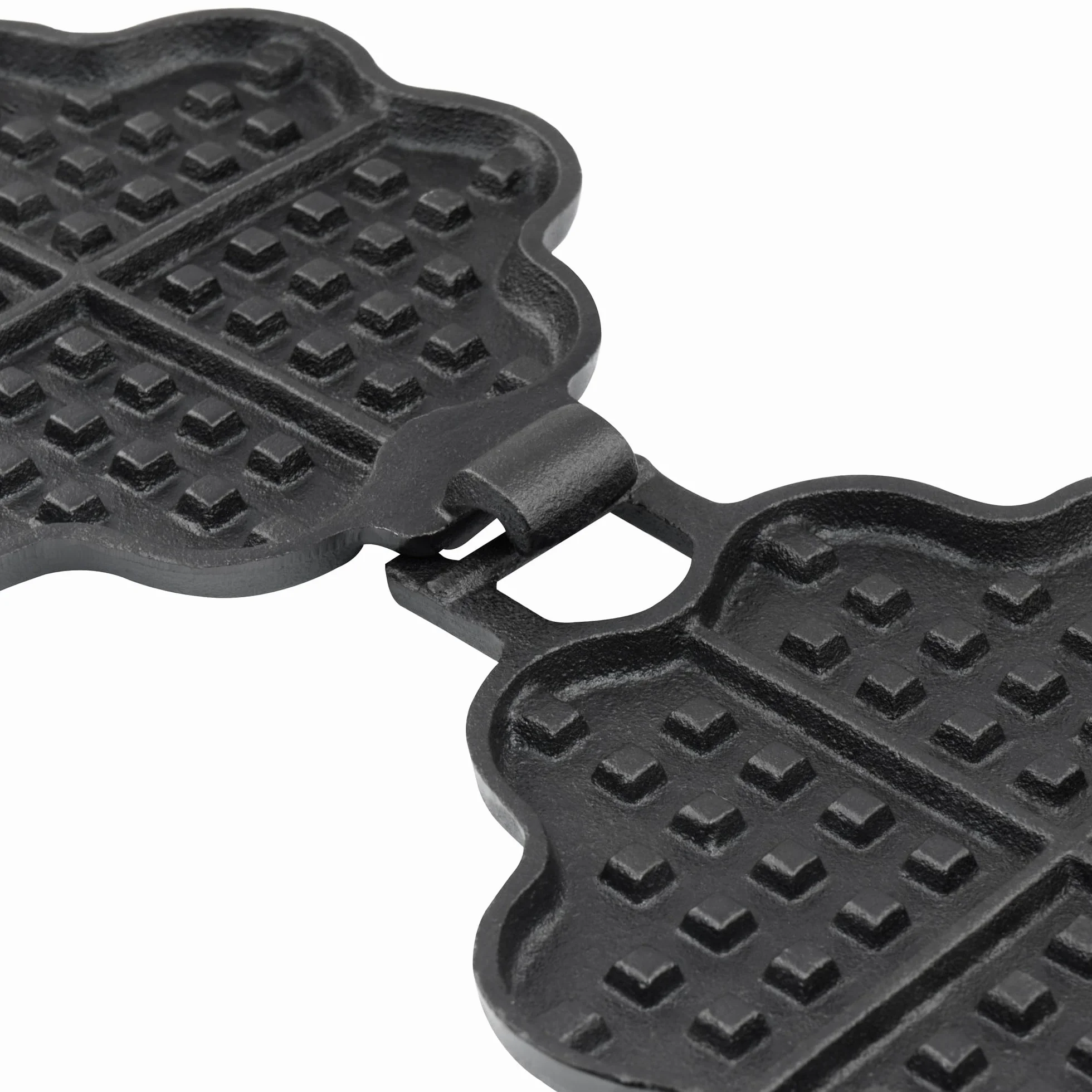 BBQ-Toro żeliwna gofrownica w kształcie serca Ø 15 cm podwójna forma na gofry