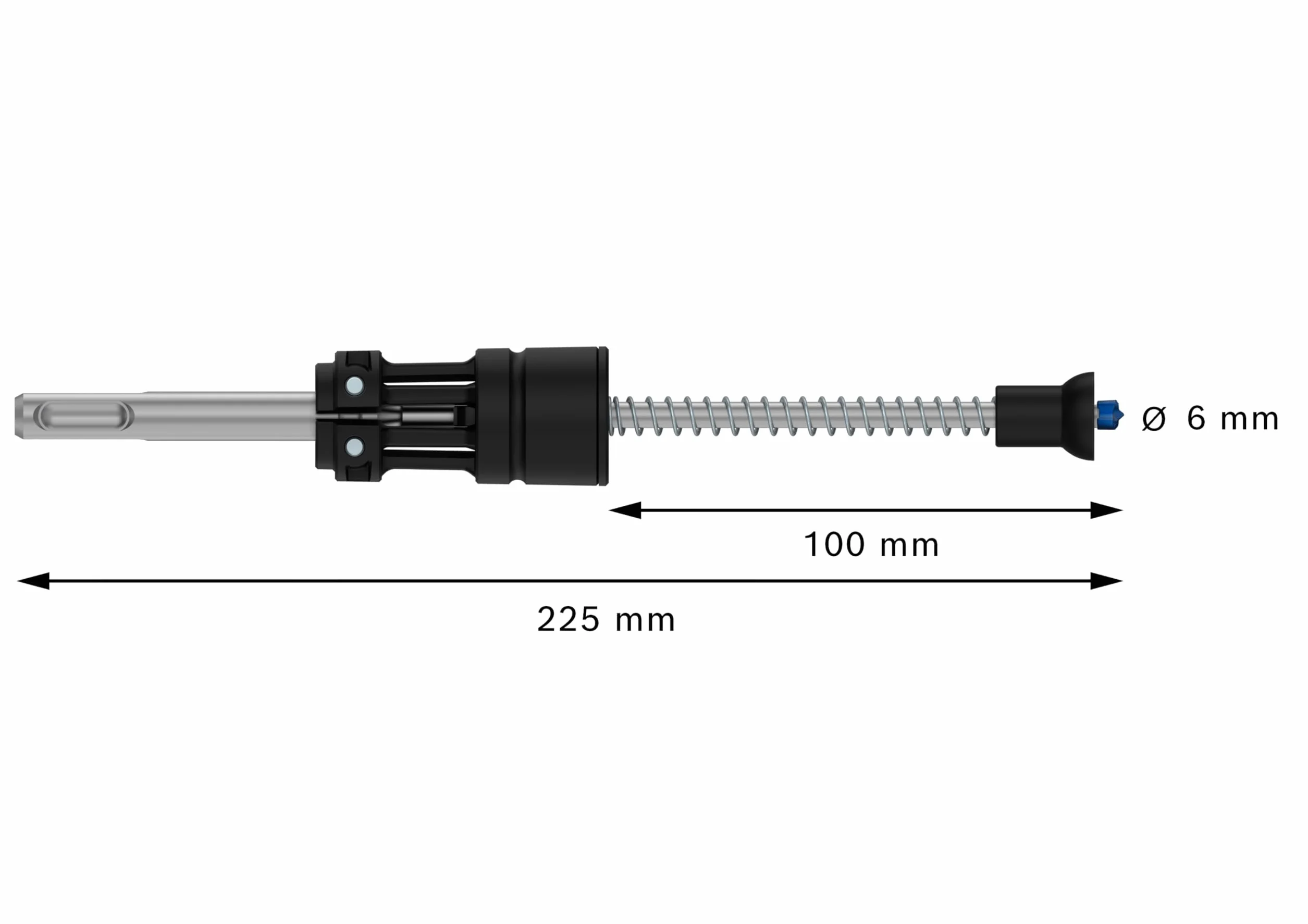 Bosch 1 x EXPERT SDS Clean plus 8X wiertło udarowe do instalacji (Ø 6,00 mm, profesjonalne akcesoria do młotowiertarki)