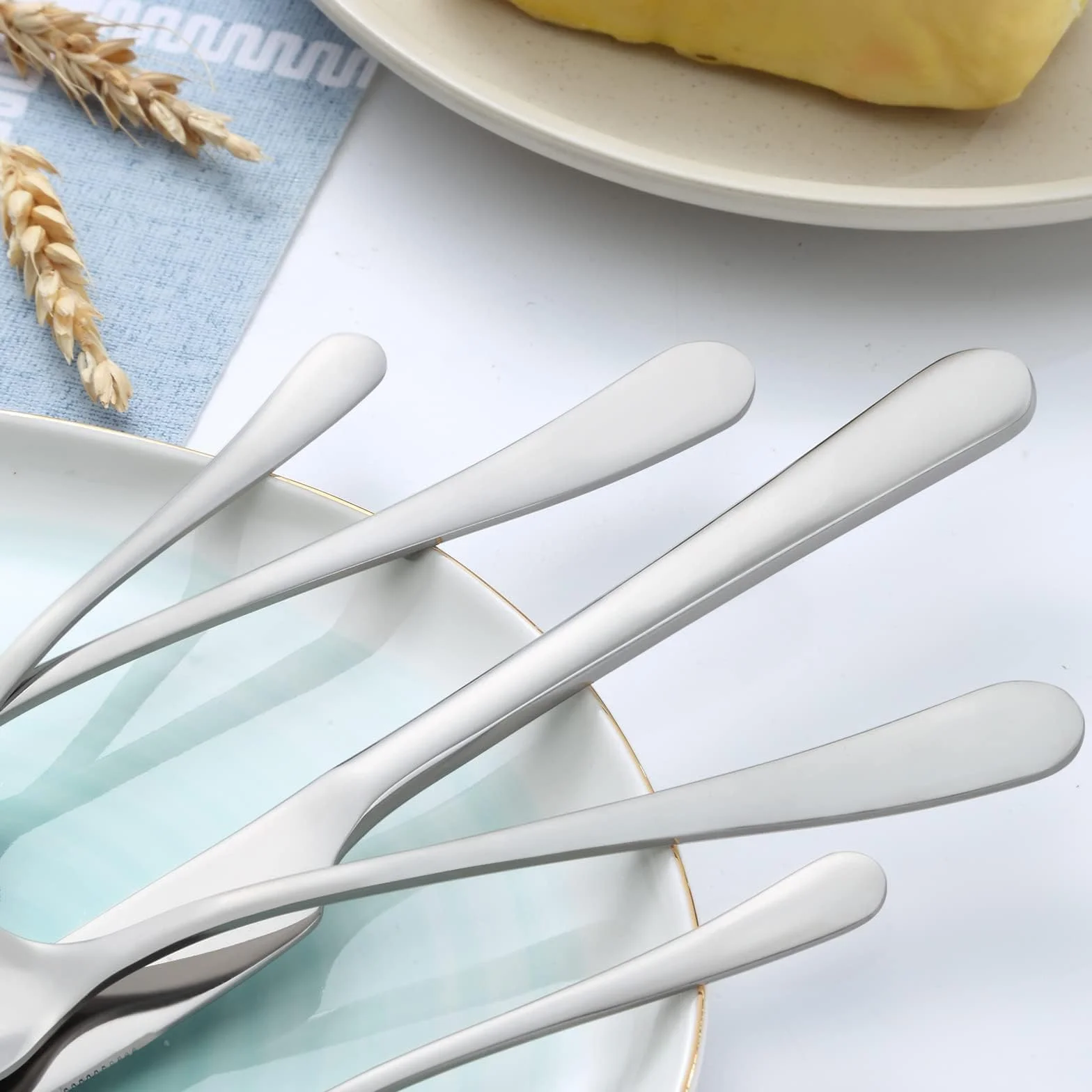 BEWOS 36-częściowy zestaw sztućców ze stali nierdzewnej dla 6 osób