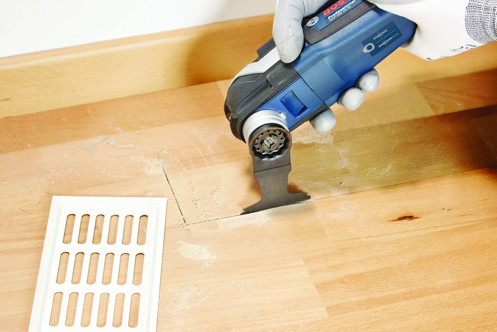 Bosch Professional Brzeszczot BIM do cięcia wgłębnego AII 65 APB (do drewna i metalu, 40 x 65 mm, akcesoria narzędzie wielofunkcyjne)