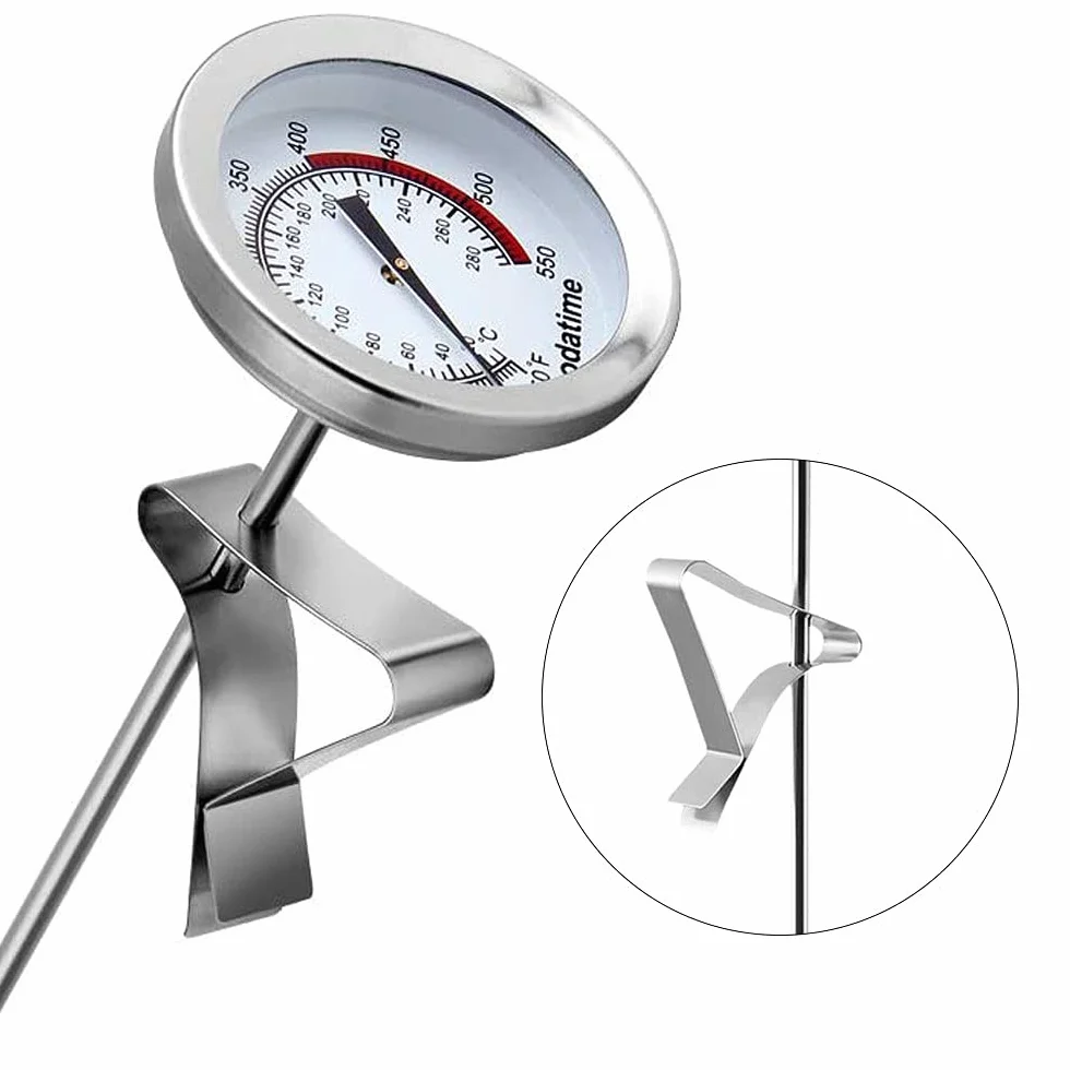 długa sonda olej do smażenia ze stali nierdzewnej frytki smażony termometr do grilla temperatura oleju termometr do grilla