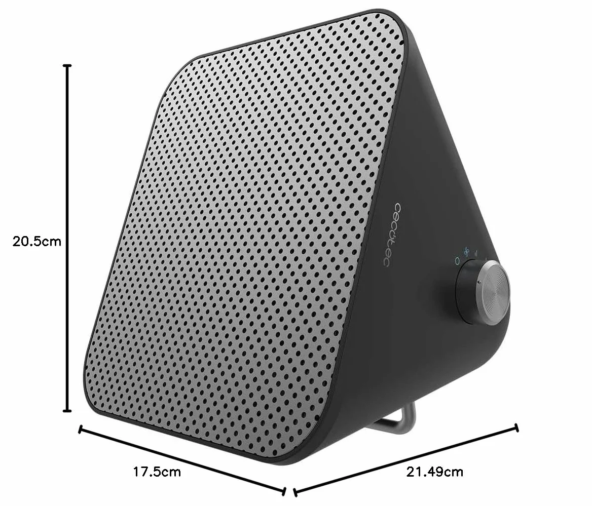 Cecotec Grzejnik ceramiczny ReadyWarm 1500 Max Ceramic Design. 1500 W, Regulowany termostat i 3 tryby pracy, obszar pokrycia 15m2