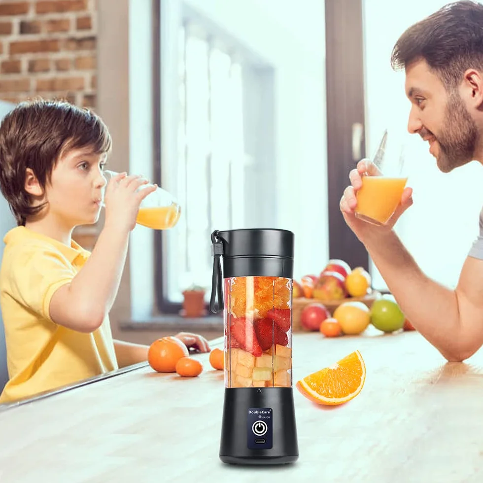Przenośny blender USB 380 ml czarny