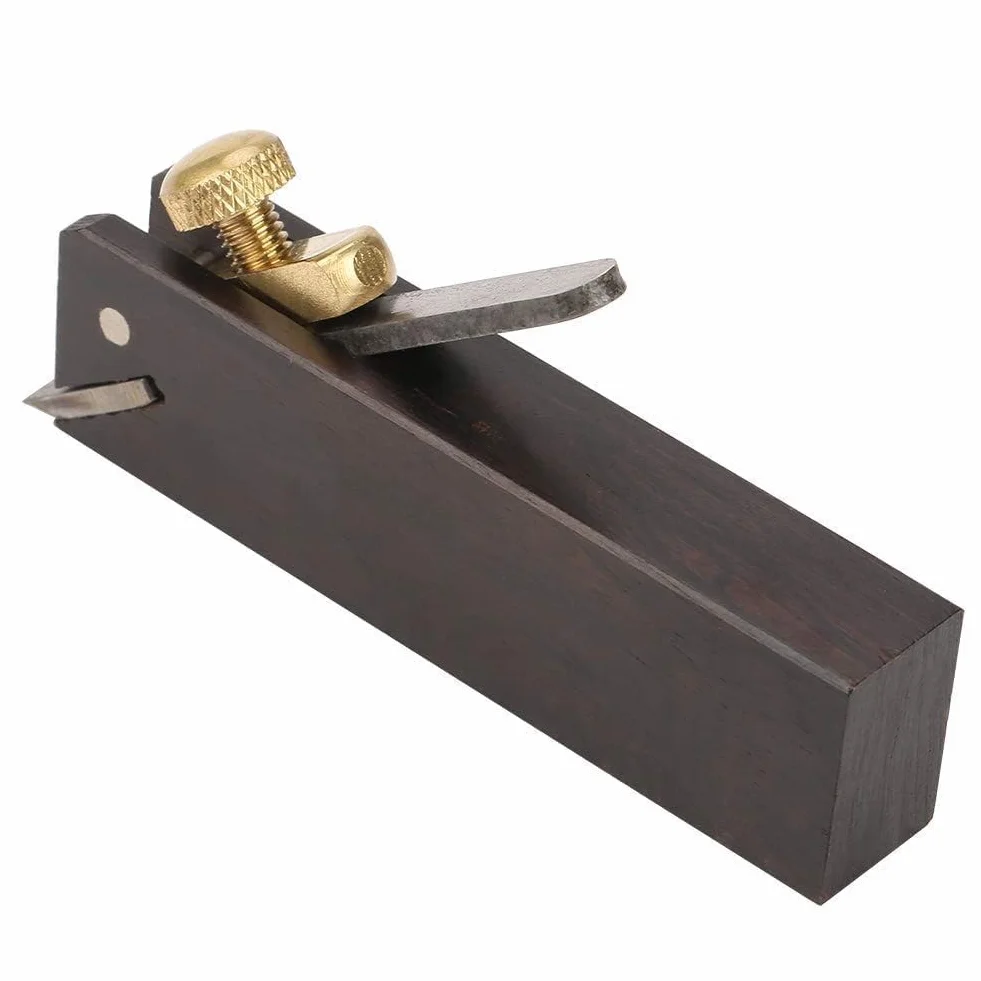 Drewniana Strugarka R?czna do Drewna, Hebanowa, Mini, 75 x 20 x 13 mm, Narz?dzie Stolarskie