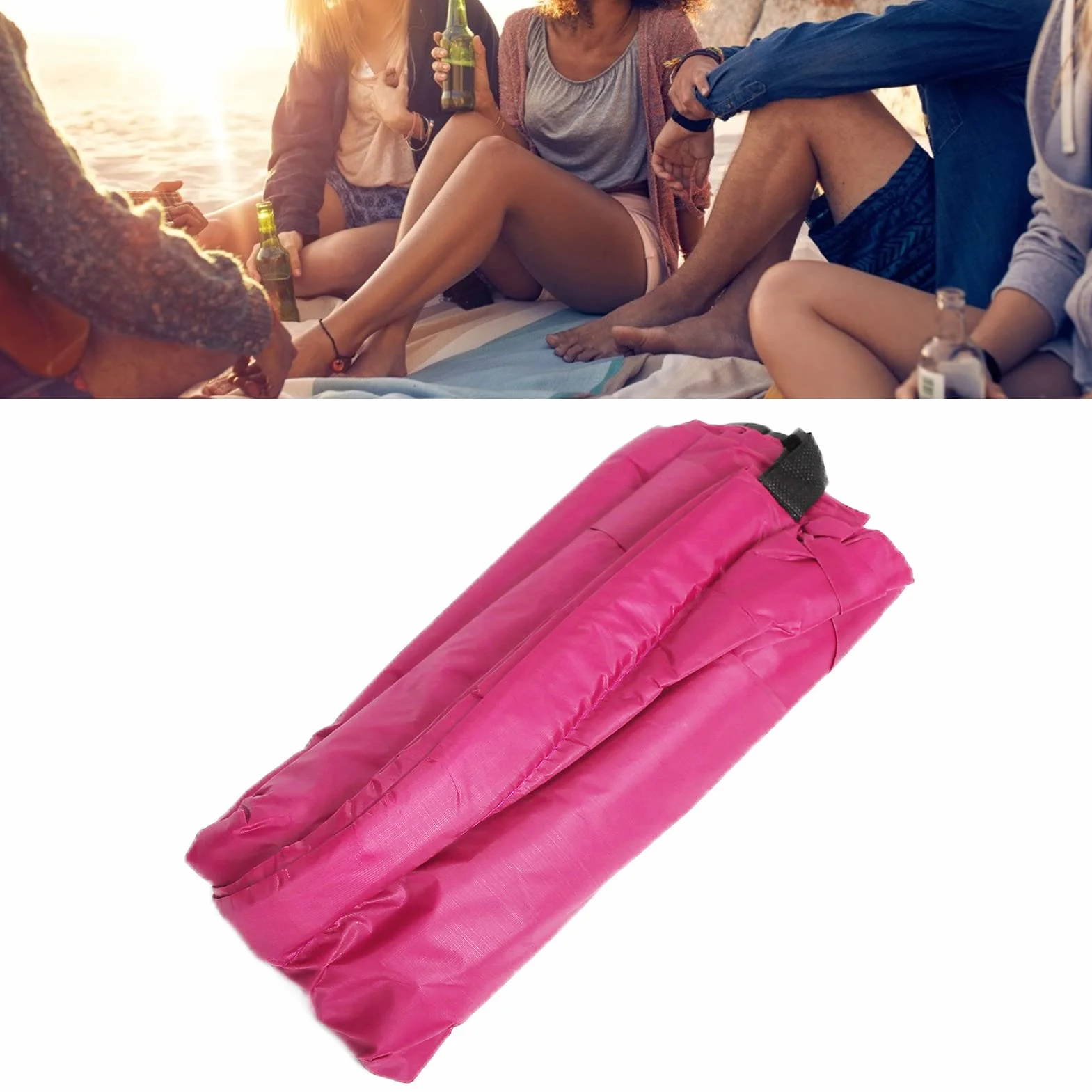 Nadmuchiwana Sofa, Przenośny Rozkładany Fotel, Nadmuchiwany Śpiwór Śpiwór Powietrzny Krzesło Powietrzne Przeciw Wyciekom Przenośna Sofa na Kemping Beach Party