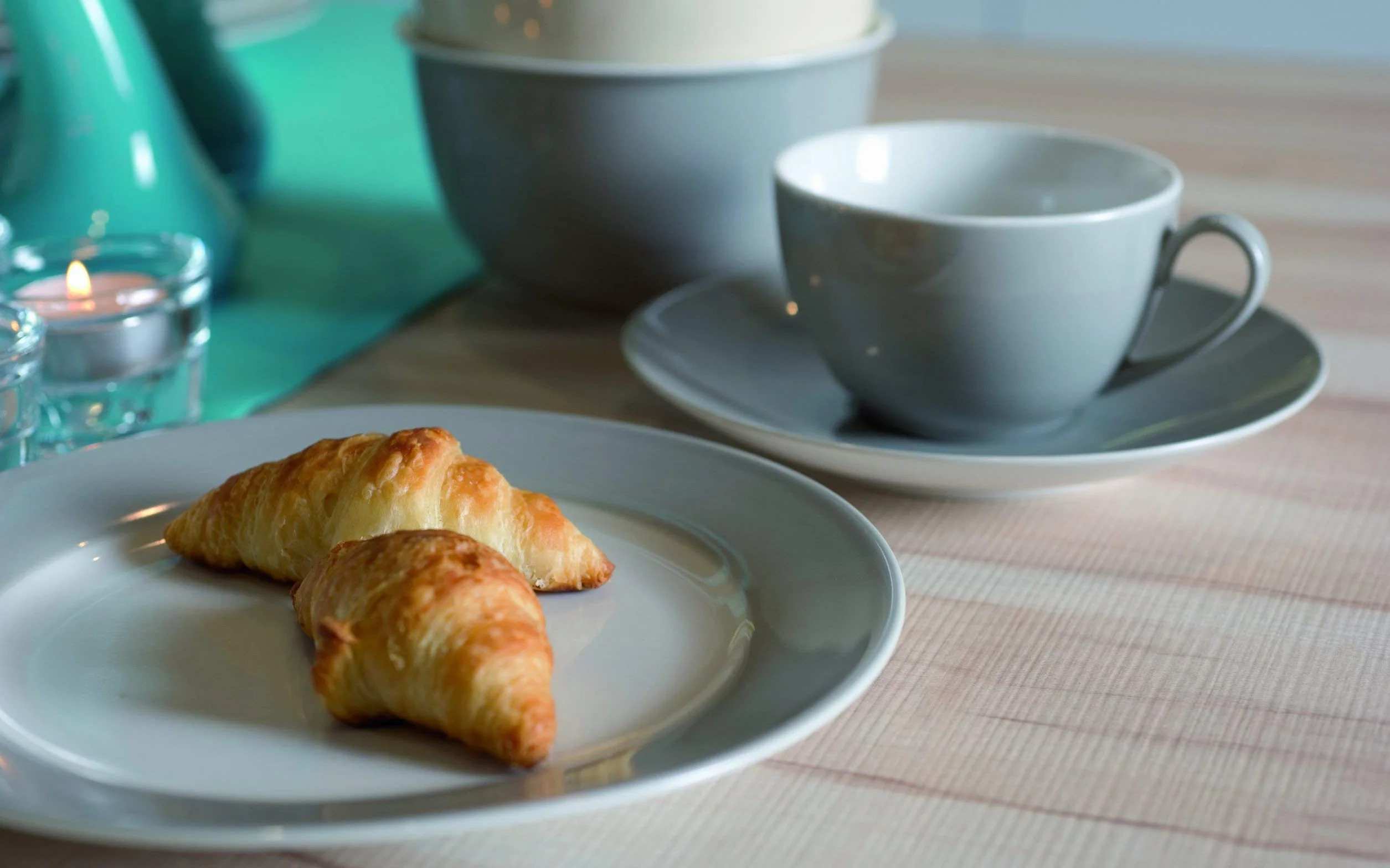 Ritzenhoff & Breker Serwis do kawy Doppio, 12-częściowy, porcelanowe naczynia, szary