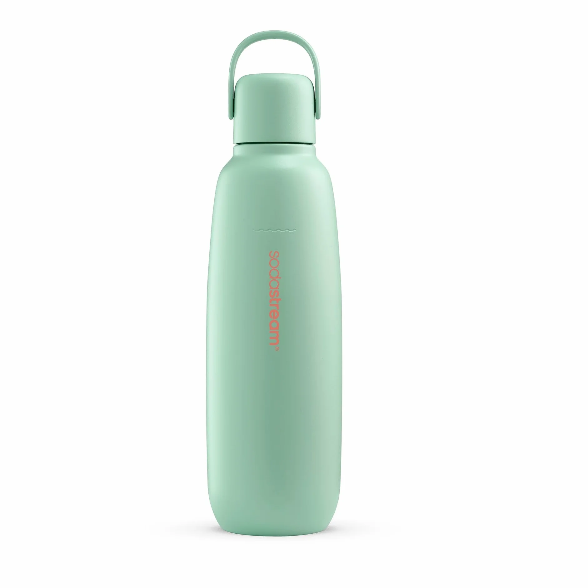 SodaStream Fizz&go Cool metalowa butelka 0,9 l, nadaje się do mycia w zmywarce, kompatybilna z Duo, E-Duo, Terra itp., utrzymuje ciepło i zimno do 12 godzin, nie zawiera BPA, 1 sztuka