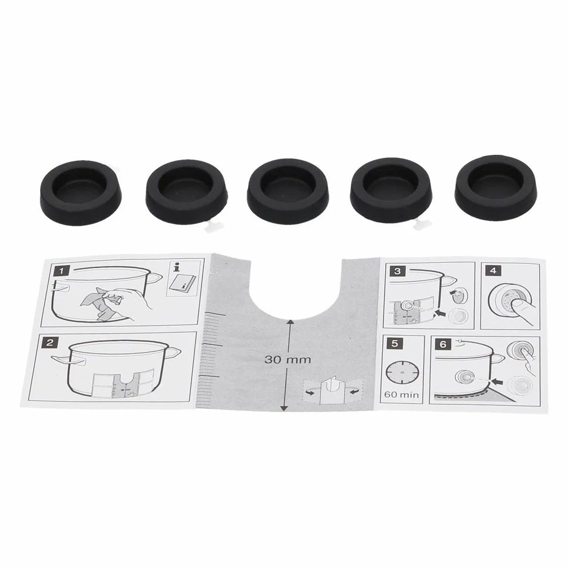 BSH Naczynia kuchenne plastry samoprzylepne podkładki silikonowe płyta indukcyjna oryginalna Bosch Siemens 00577921 577921