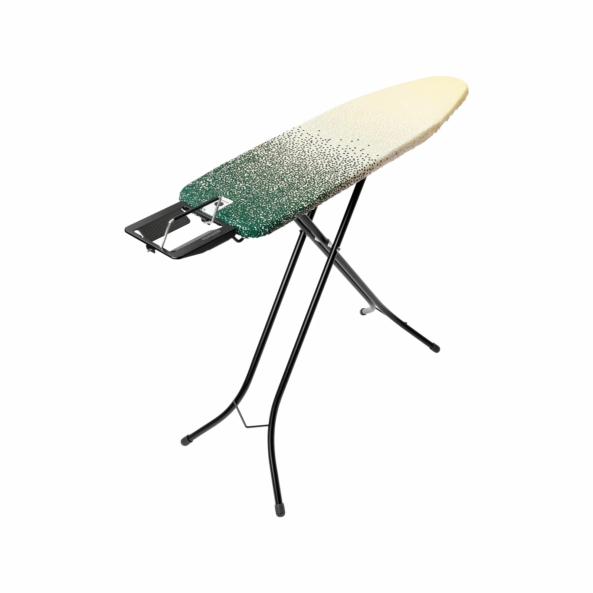 Brabantia - Ironing Board A - With Adjustable Iron Rest - Adjustable Height - Non-Slip Rubber Feet - 100% Fairtrade Cotton Cover with Foam Layer - Foldable - New Dawn - Size A (110x30 cm)