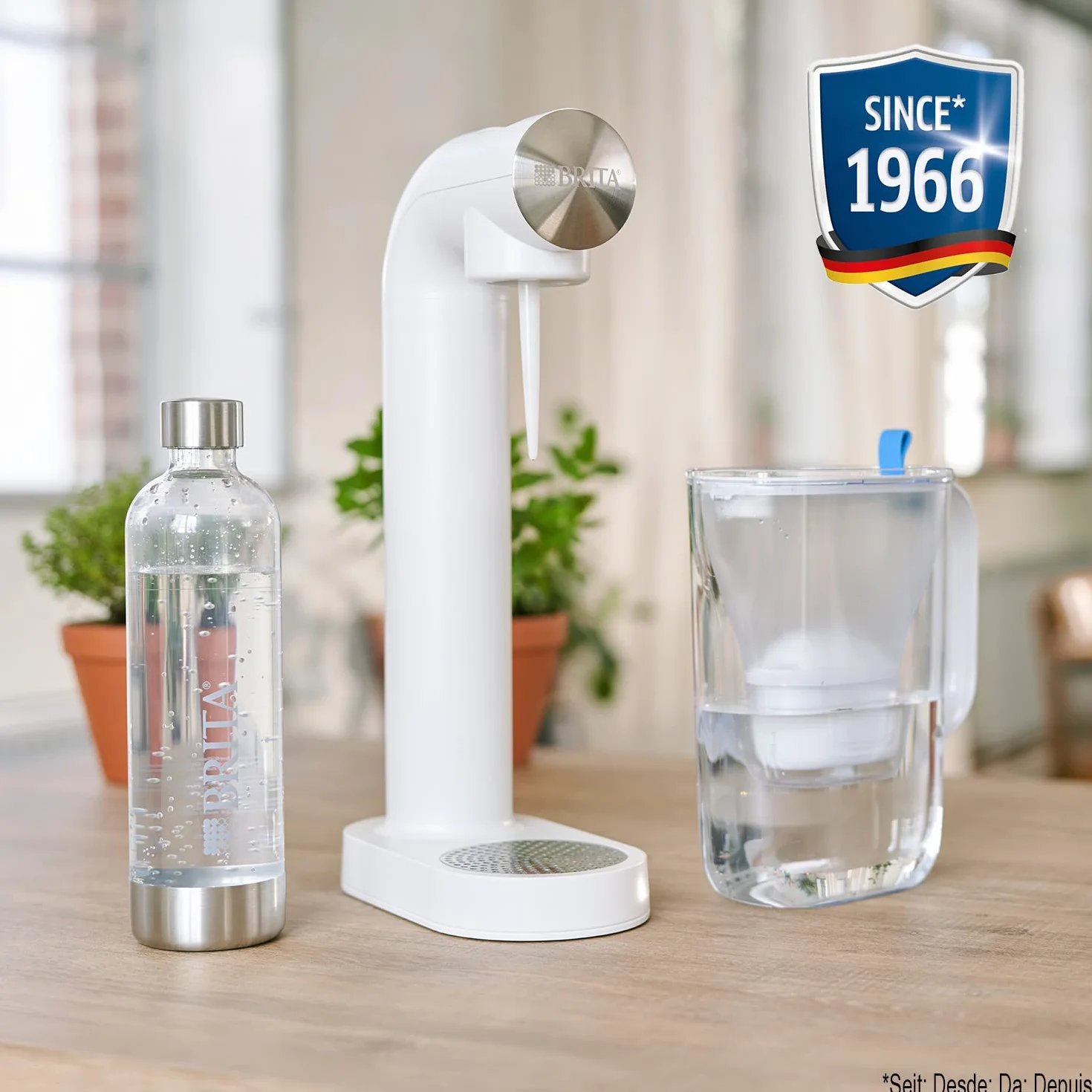 Butelki do saturatora BRITA sodaONE, 2 szt., butelki PET bez BPA