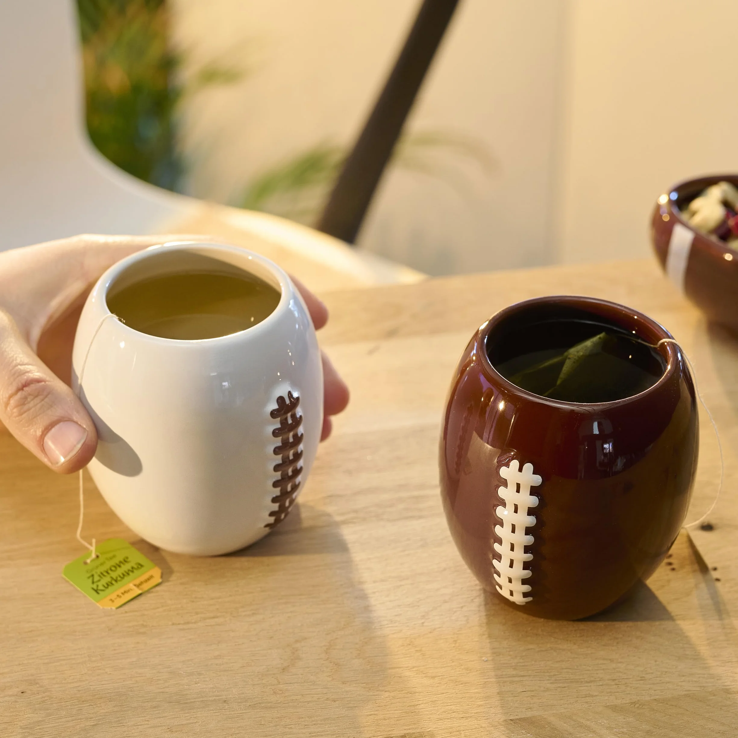 Filiżanka do kawy American Football 330 ml ceramika zestaw 2 szt.