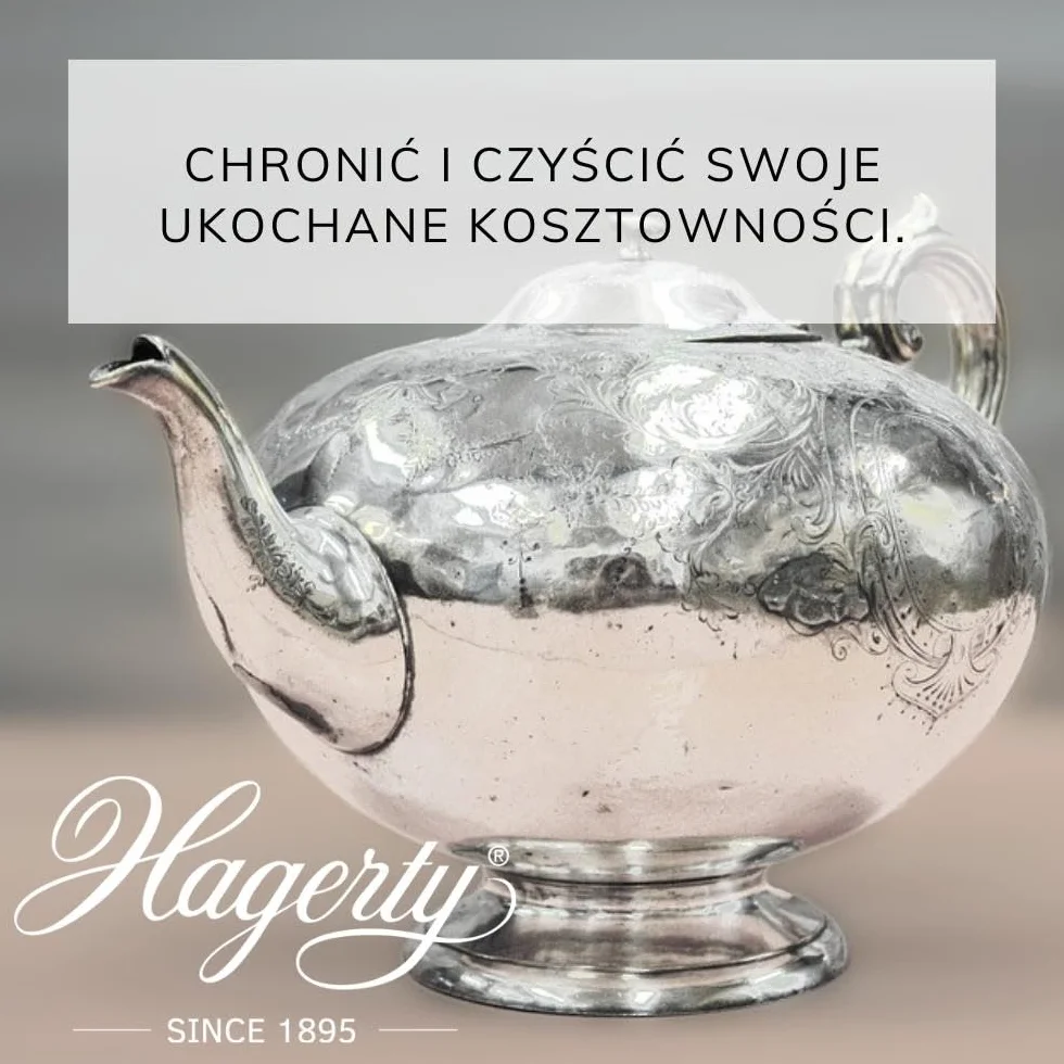 Hagerty Silver Gloves Rękawiczki do czyszczenia srebra z ochroną przed nalotem 1 para I Impregnowane rękawiczki do polerowania z bawełny I Praktyczne rękawiczki do srebra do czyszczenia srebra