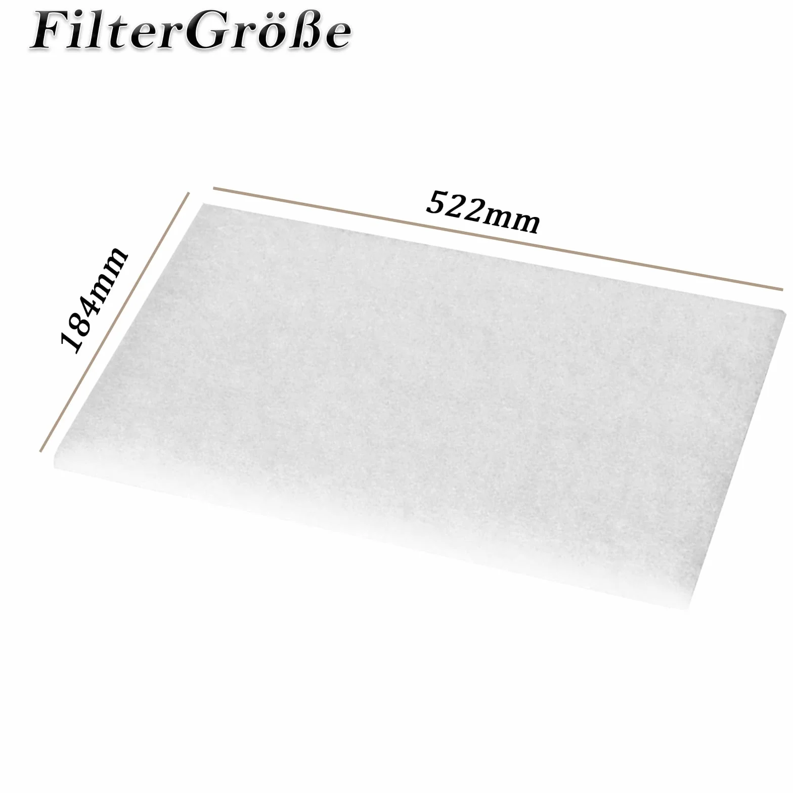 10 sztuk filtrów zamiennych do Wolf CWL 300/400 Excellent system wentylacyjny filtr powietrza klasa filtra G4, 522 x 184 mm filtr przeciwpyłowy - filtr zamienny #1669013 wkład filtrujący
